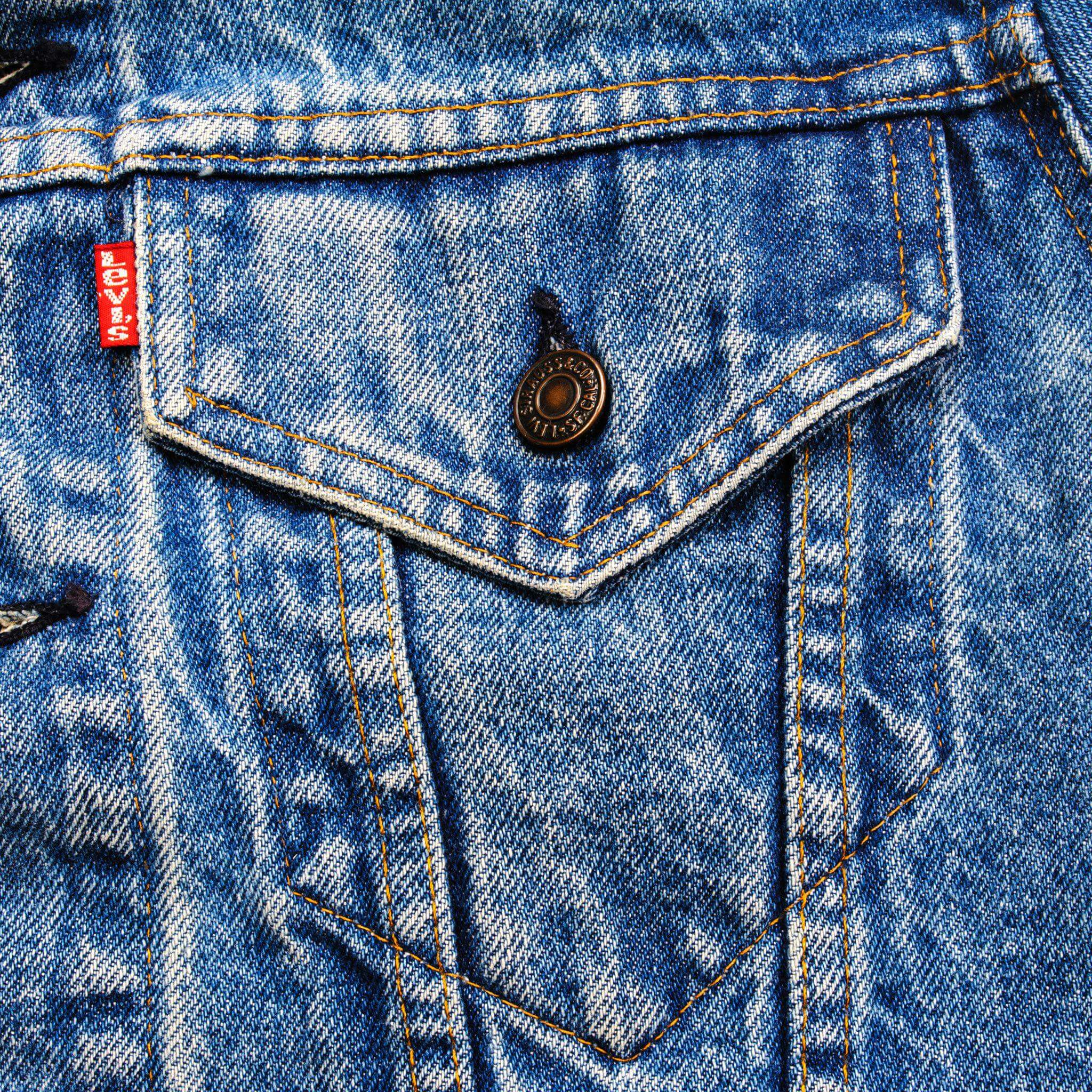 VINTAGE LEVIS JACKET SINGLE STITCH SIZE 36 MADE IN USA