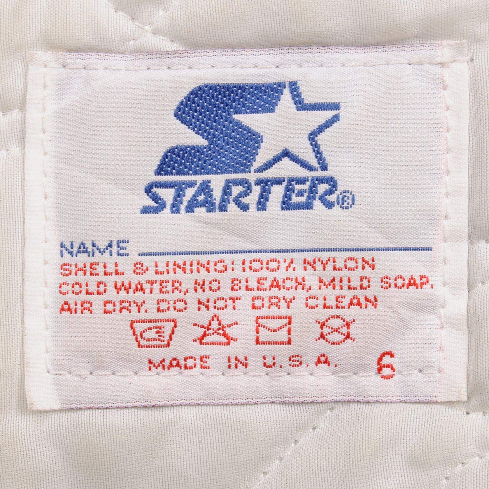 VINTAGE STARTER NFL RAIDERS JACKET SIZE LARGE MADE IN USA