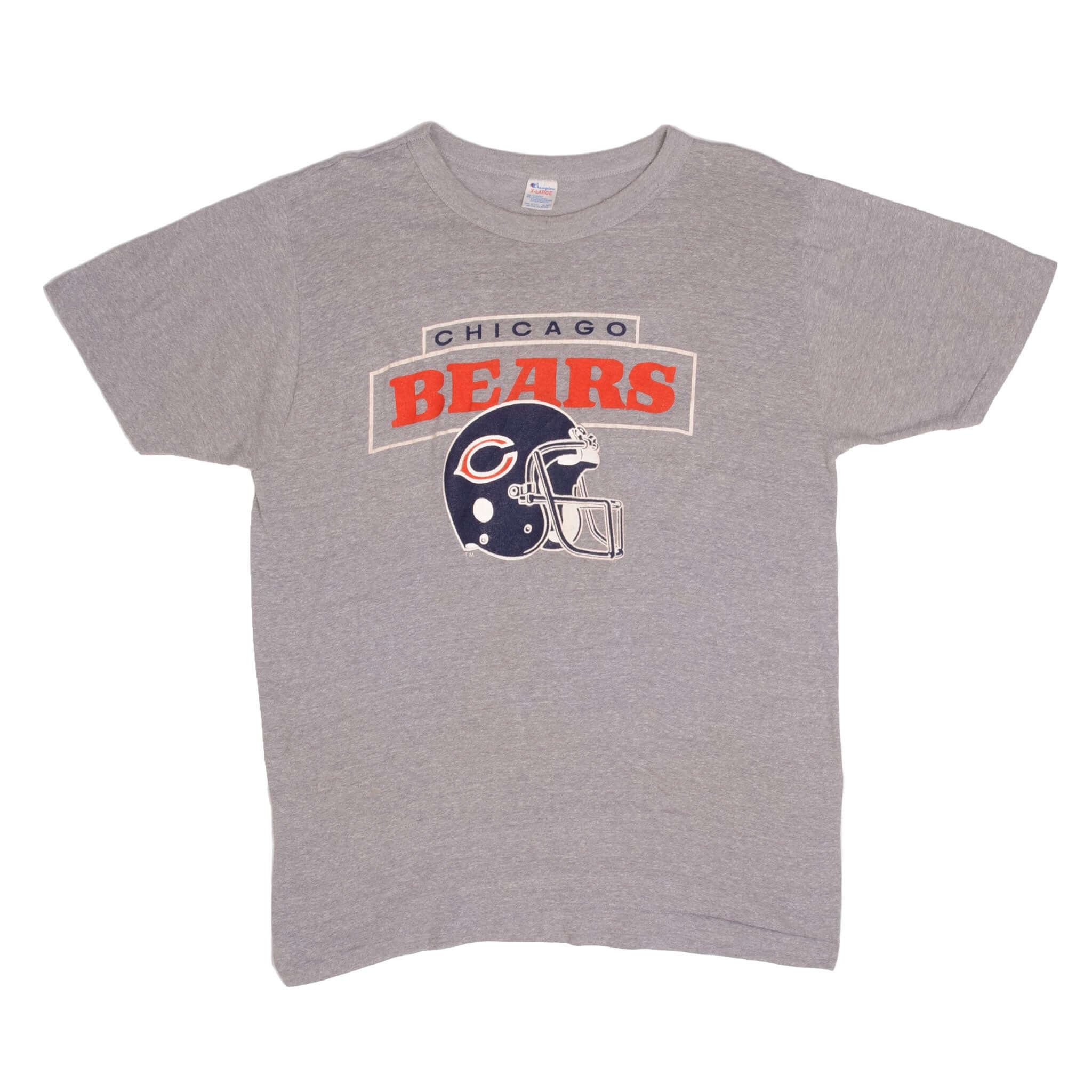 Vintage Champion NFL Chicago Bears Tee Shirt Size Large Made In USA With Single Stitch Sleeves