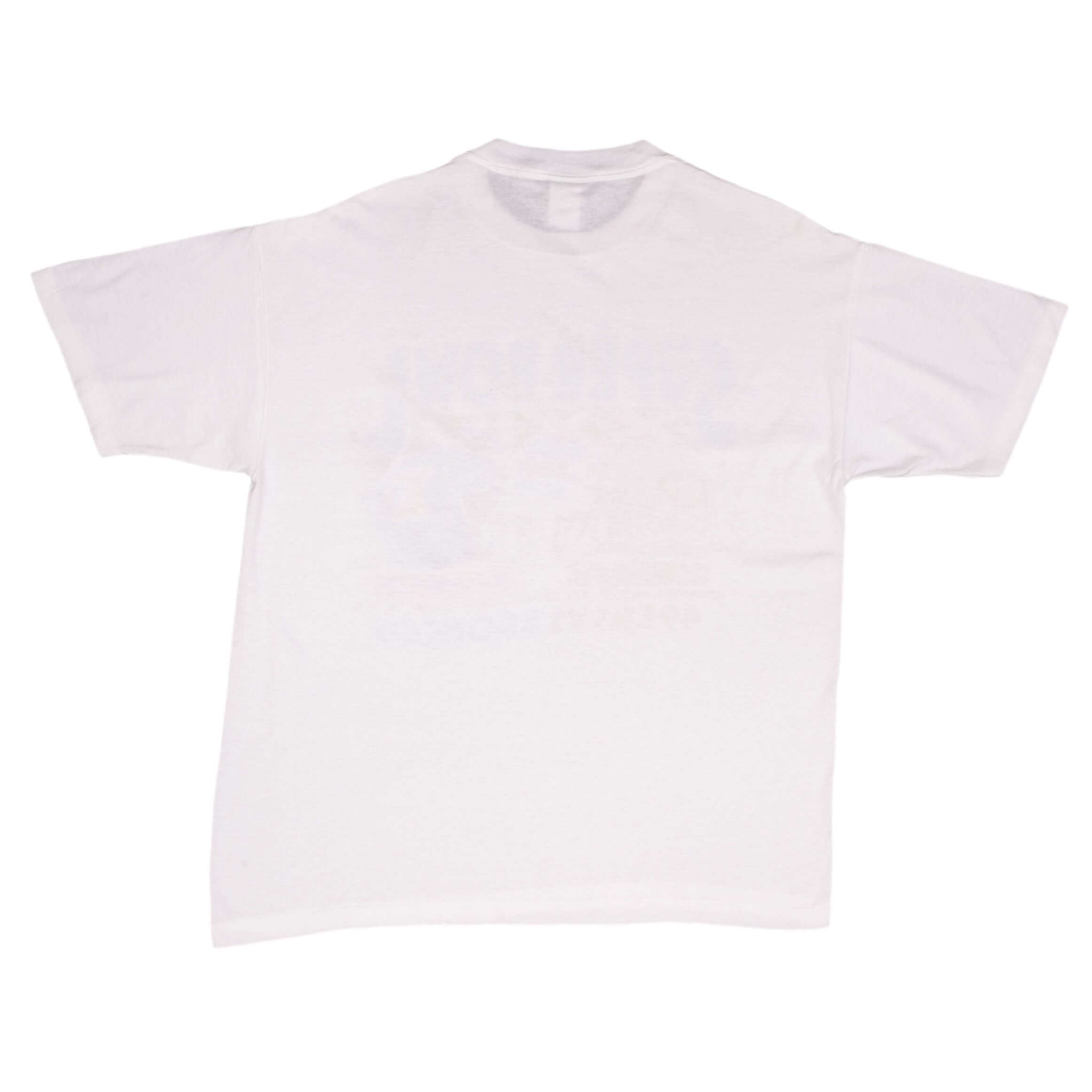 Vintage NFL San Francisco 49ers VS Denver Broncos Super Bowl XXIV 1990 Tee Shirt Size XL Made In USA With Single Stitch Sleeves