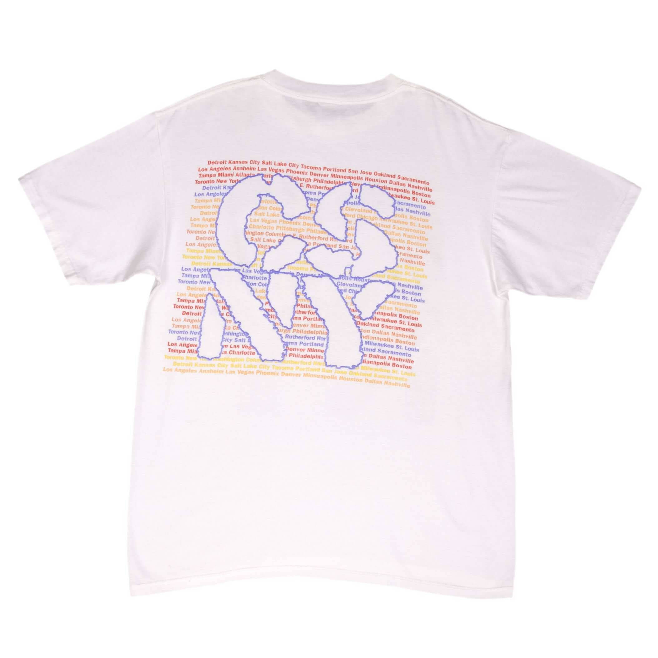 Vintage Cosby Still Nash And Young Tour 2000 Tee Shirt Size Large