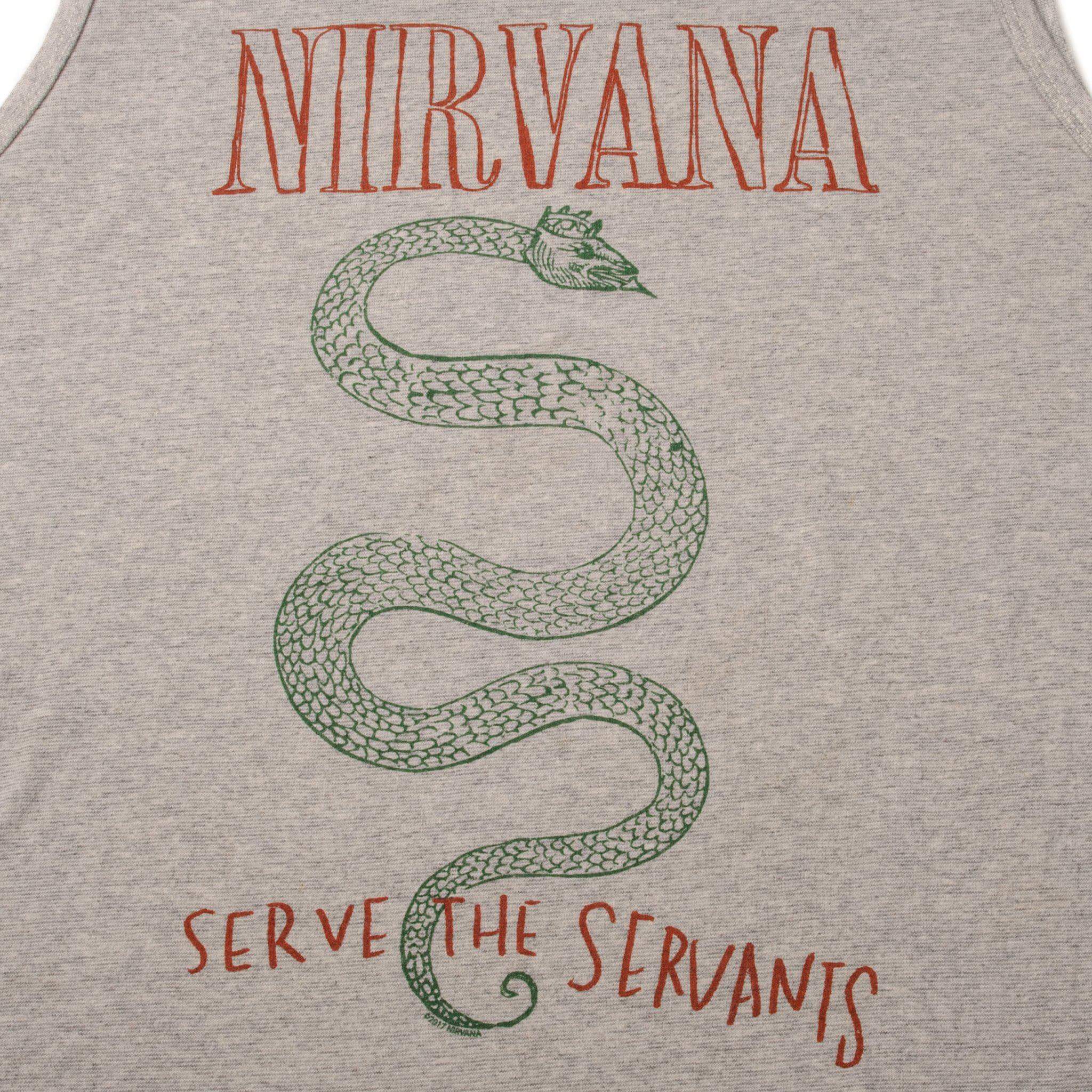 VINTAGE NIRVANA SLEEVELESS TEE SHIRT tank top 1990s SIZE LARGE