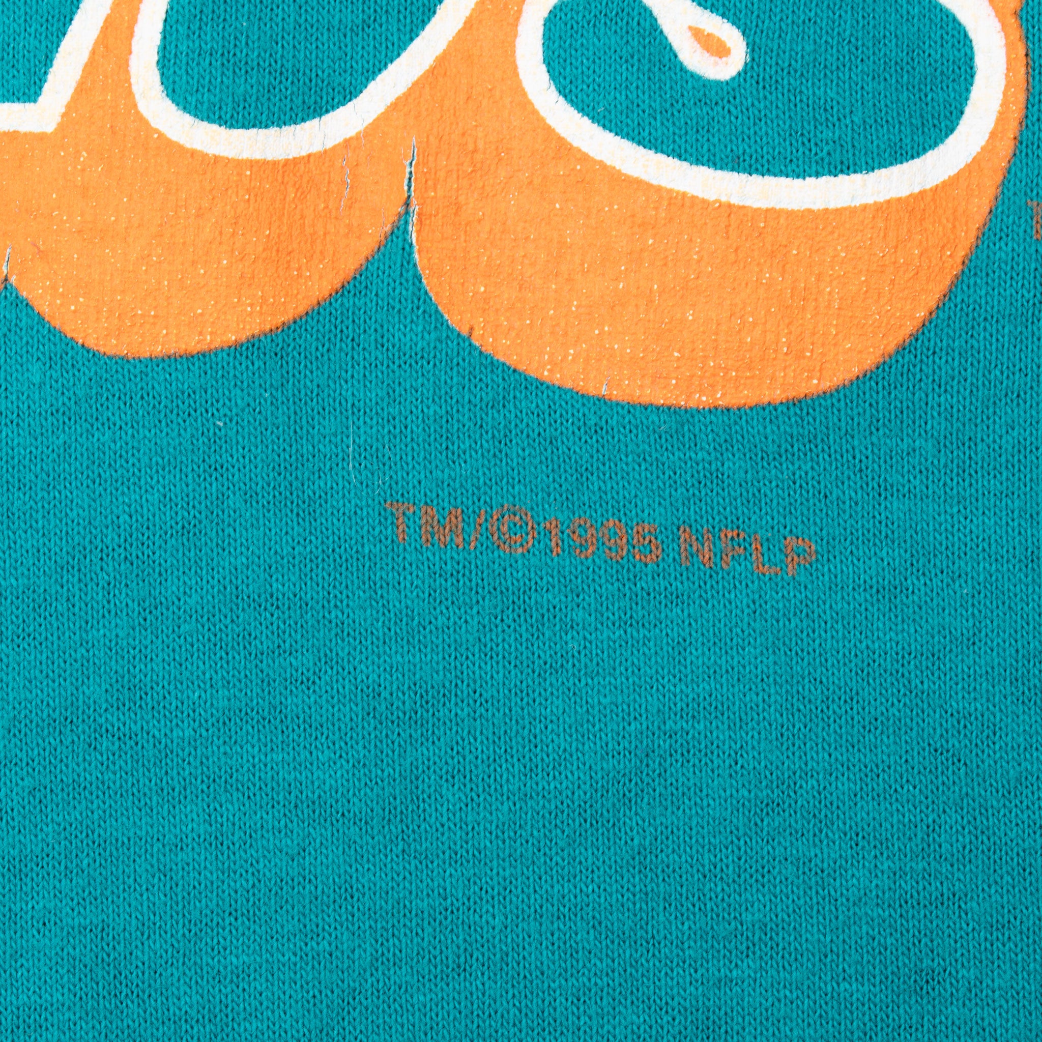 Vintage NFL Miami Dolphins Marino #13 1995 Starter Tee Shirt Size Large Made In Usa With Single Stitch Sleeves