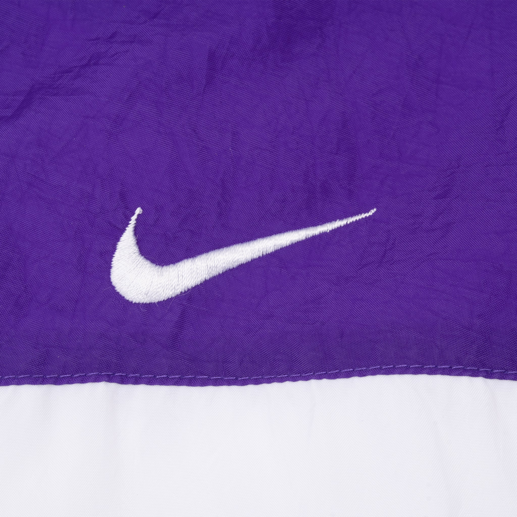 Vintage Nike Classic Swoosh Purple Windbreaker Jacket 1990S Size Large