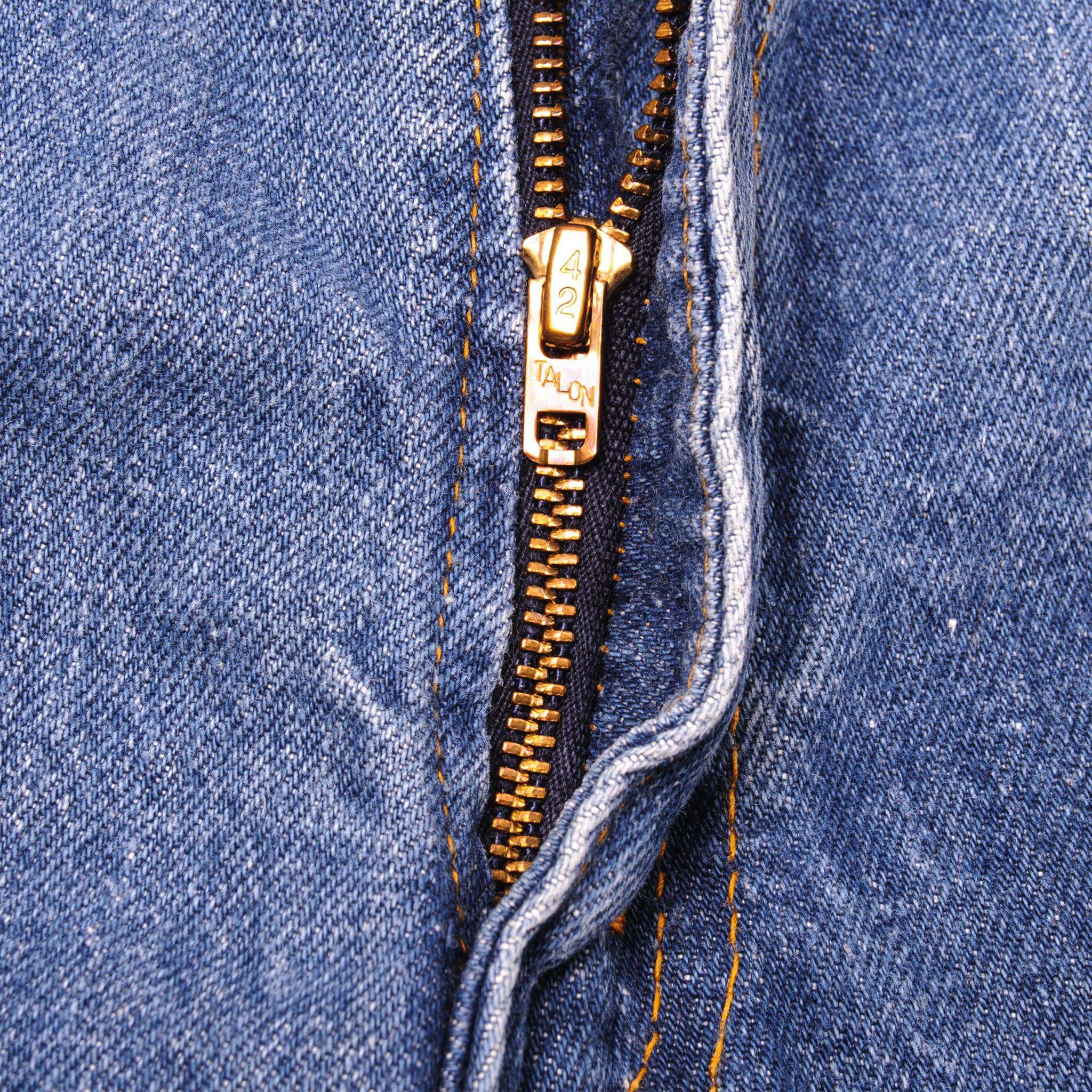 VINTAGE LEVIS BELL BOTTOMS 684 JEANS INDIGO ORANGE TAB 70S W31 L29 MADE IN USA