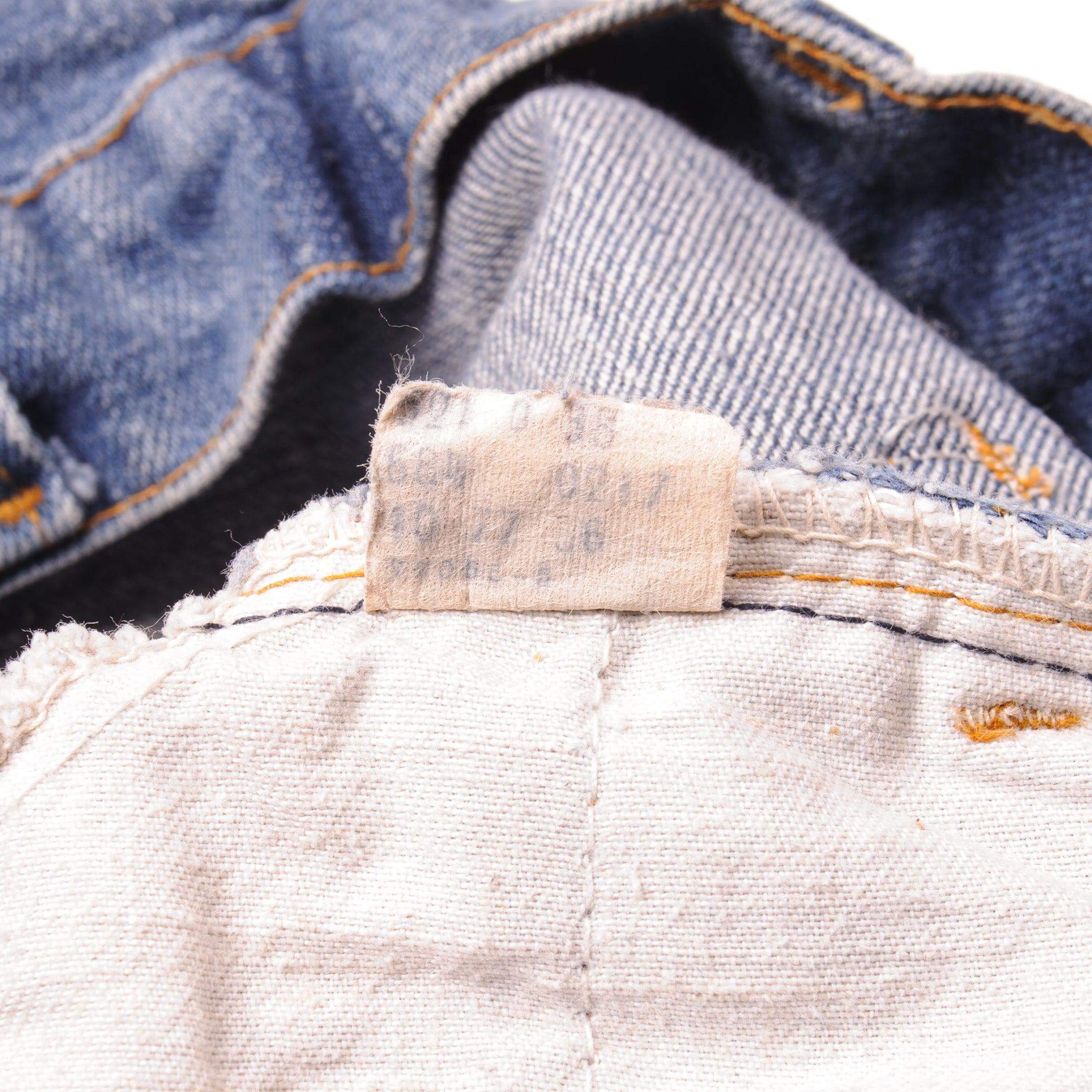 Beautiful Indigo Levis 684 Jeans Made in USA from the 70s with a dark blue wash. Size on Tag 32X33 ACTUAL SIZE 31X29 Back Button #562