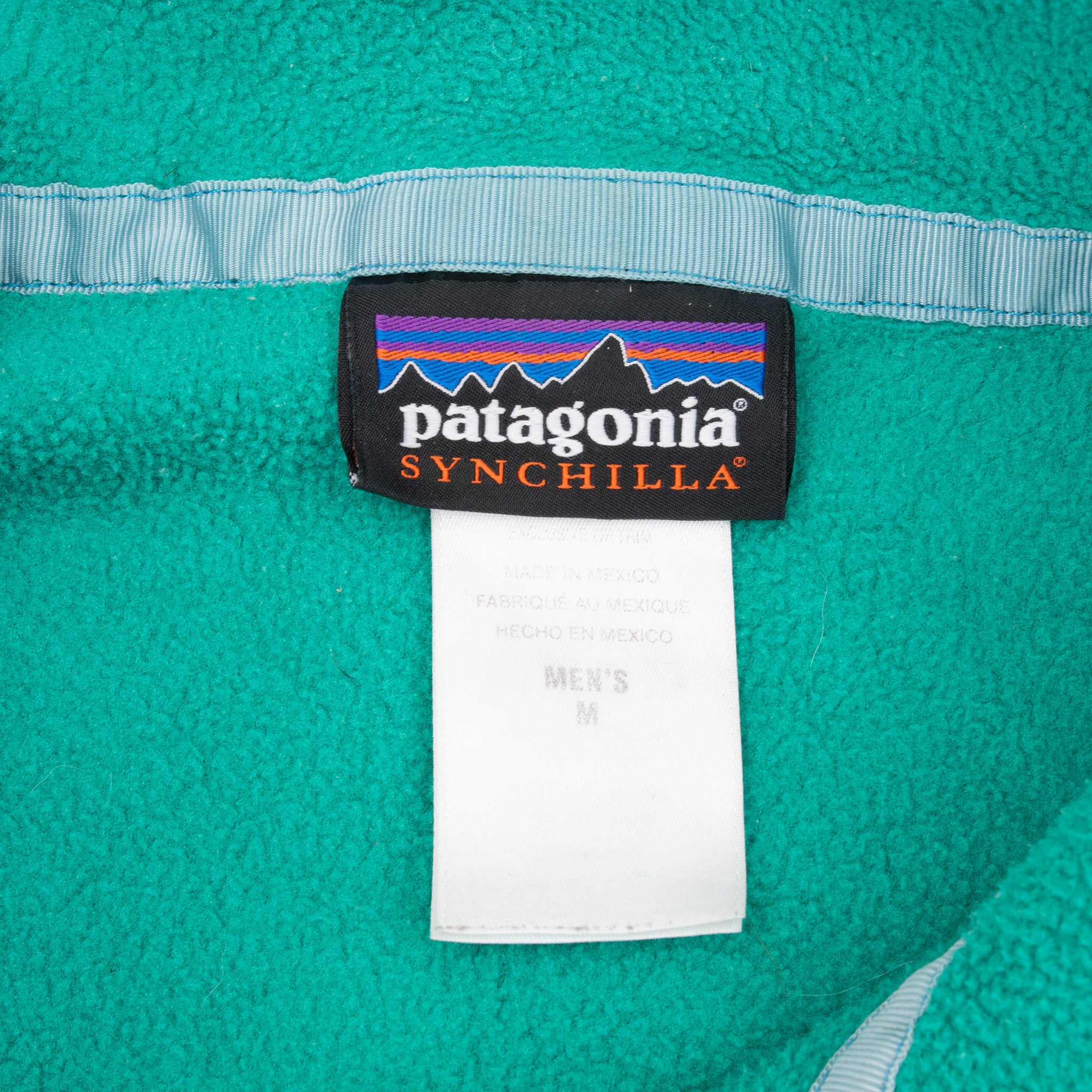 Vintage Patagonia Synchilla Turquoise Snap T Fleece Pullover Jacket 2000S Size Medium
RN51884
STY25580