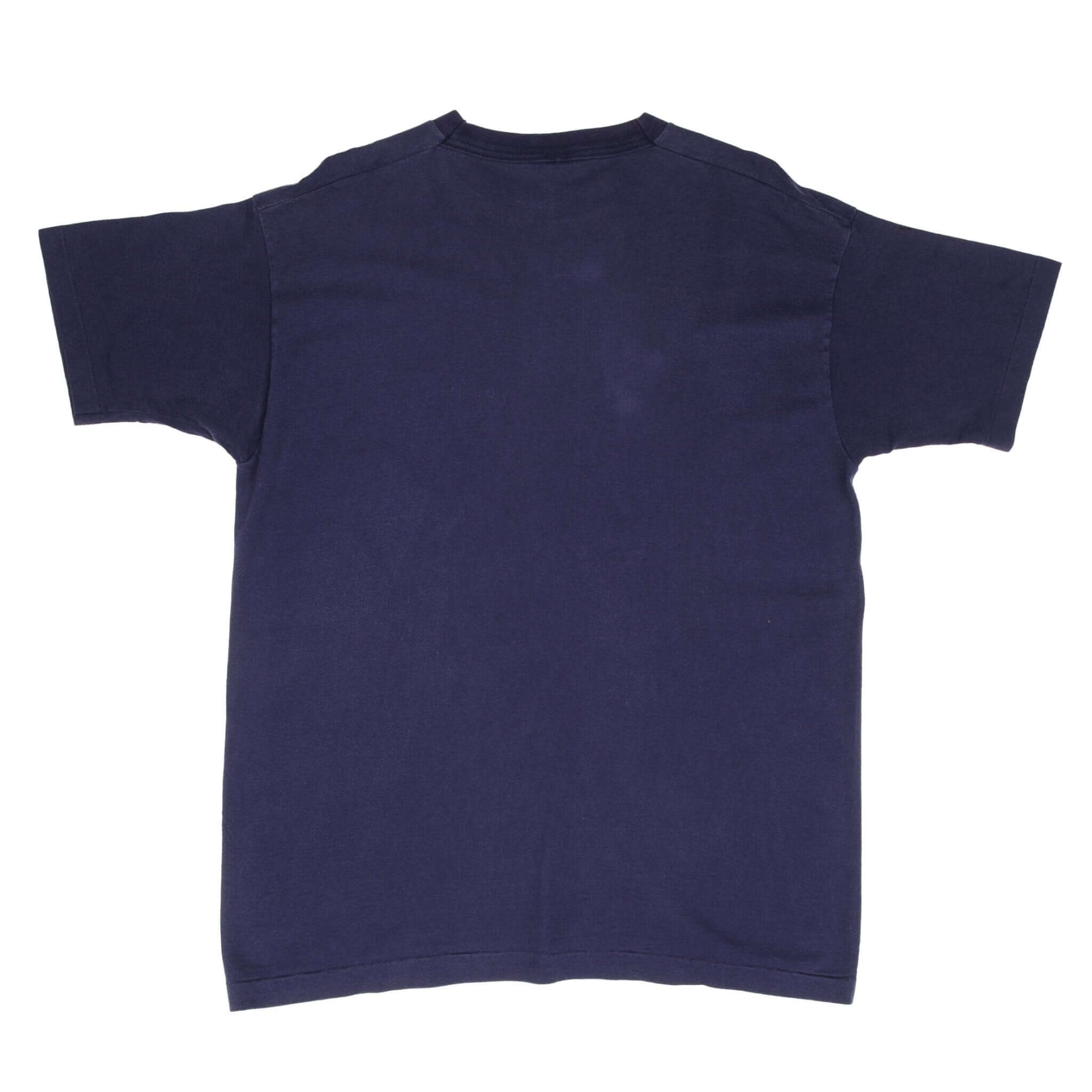 Vintage MLB Cleveland Indians 1995 Tee Shirt Size Large Made In USA With Single Stitch Sleeves