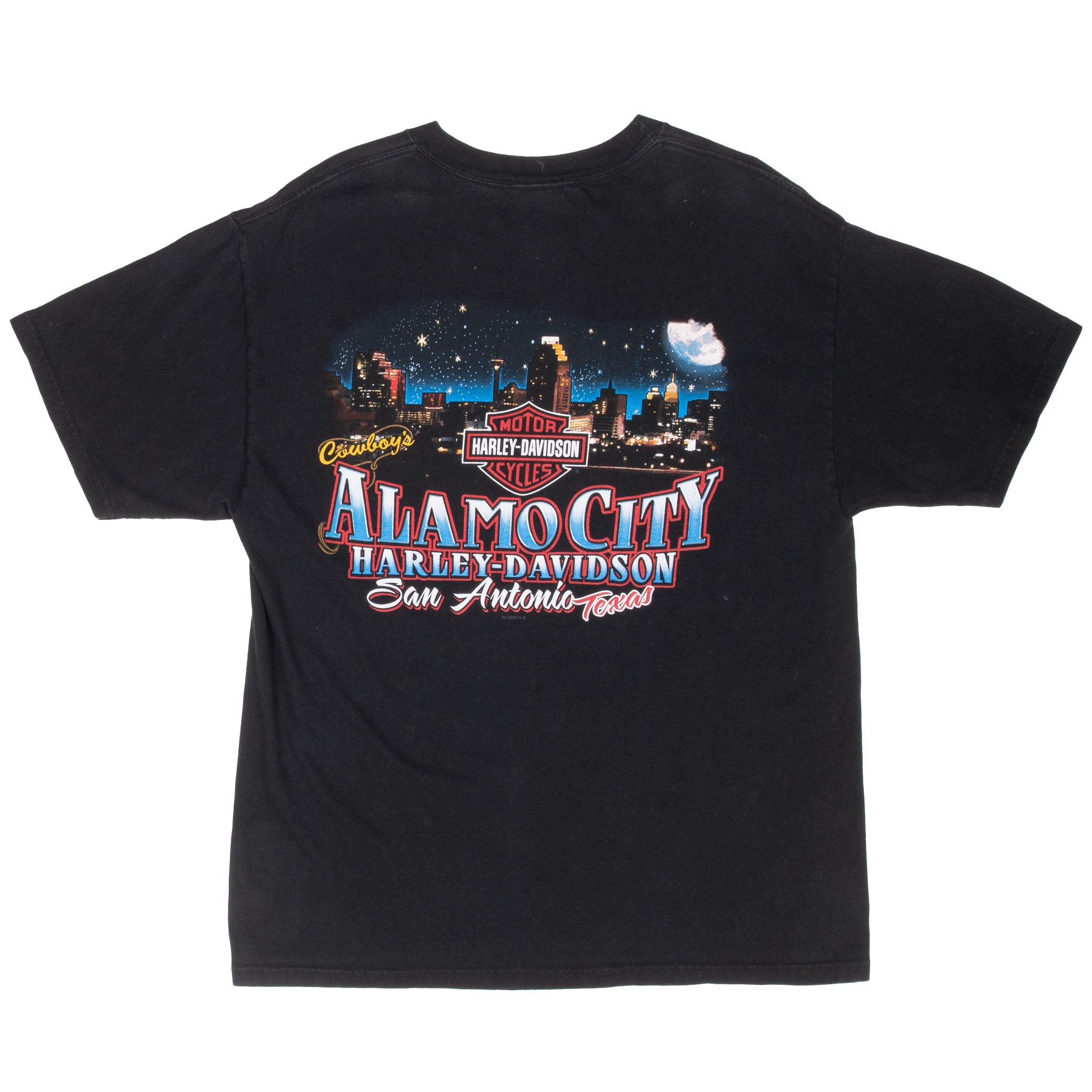 Vintage Harley Davidson San Antonio Texas 2009 Tee Shirt Size Large Made In Usa