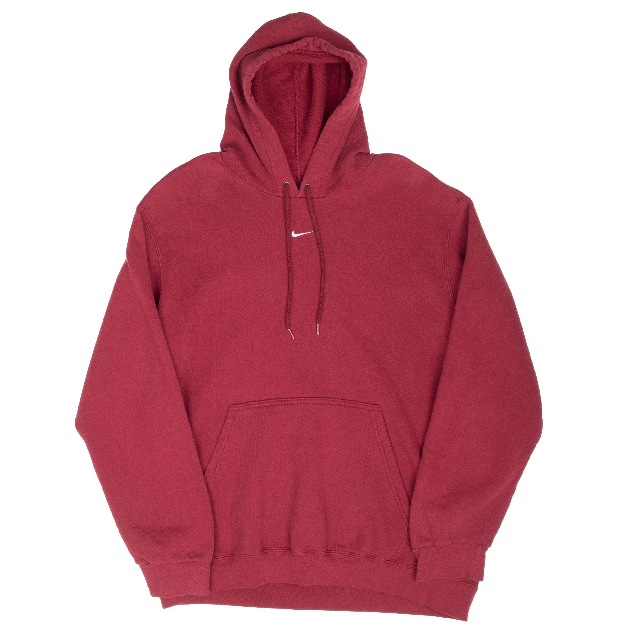 Vintage Nike Center Swoosh Travis Scott Red Hoodie Sweatshirt 2000S Size Large