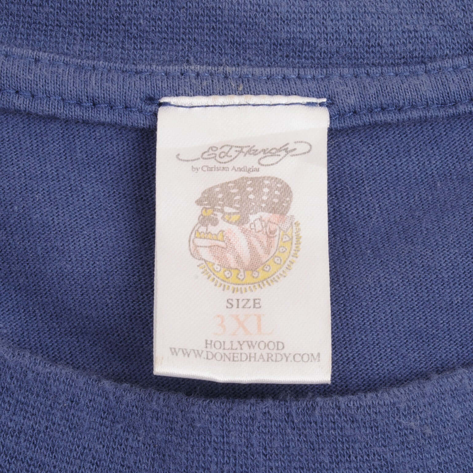 Vintage Ed Hardy By Christian Audigier Love Dies Hard Tee Shirt 2000S Size XL