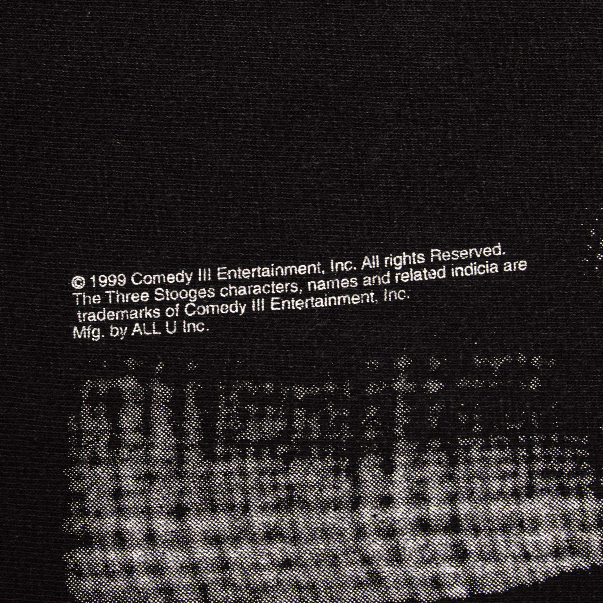 VINTAGE THE THREE STOOGES 1999 TEE SHIRT SIZE XL