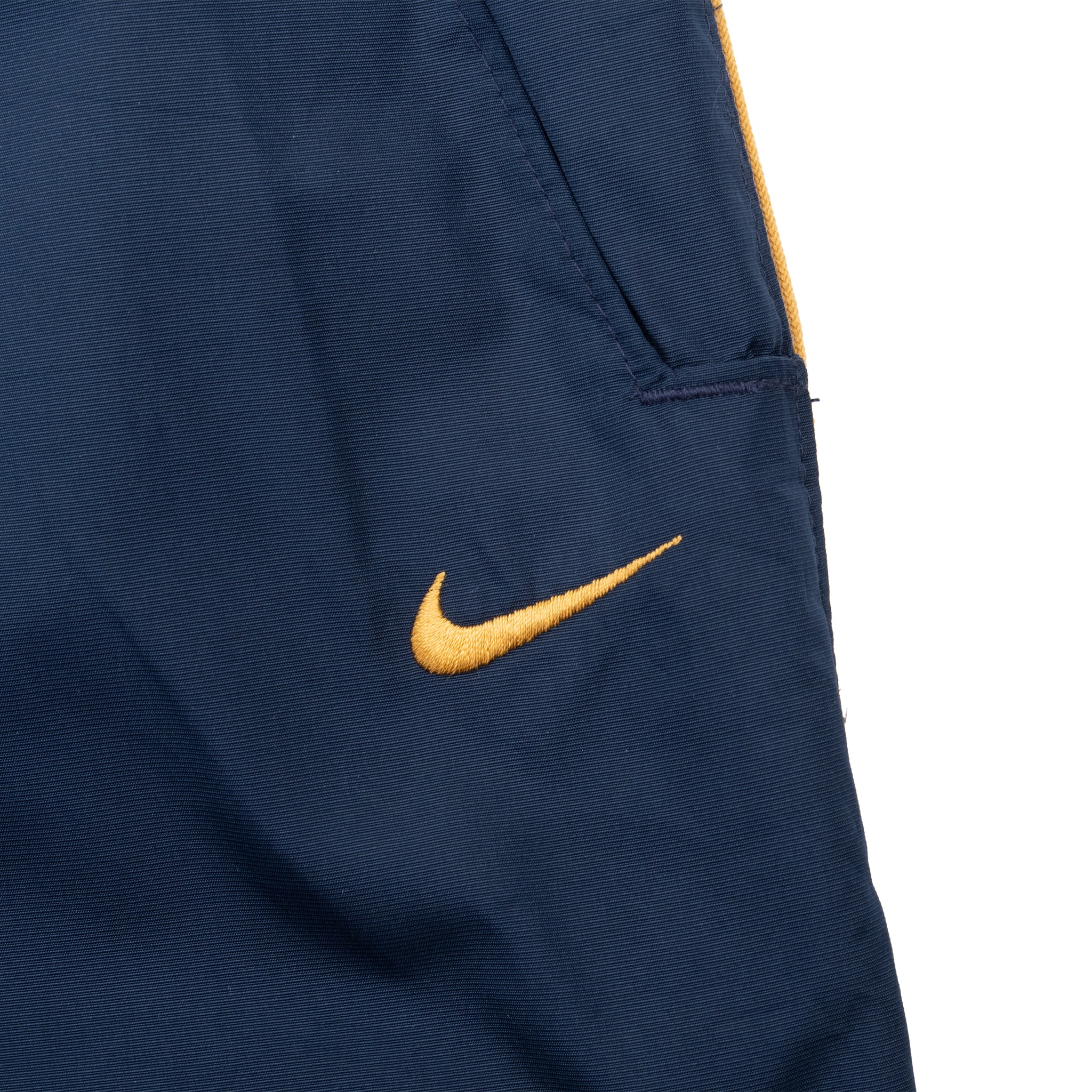 Vintage Nike Classic Swoosh Blue Gold Track Pants 2000S Size Large