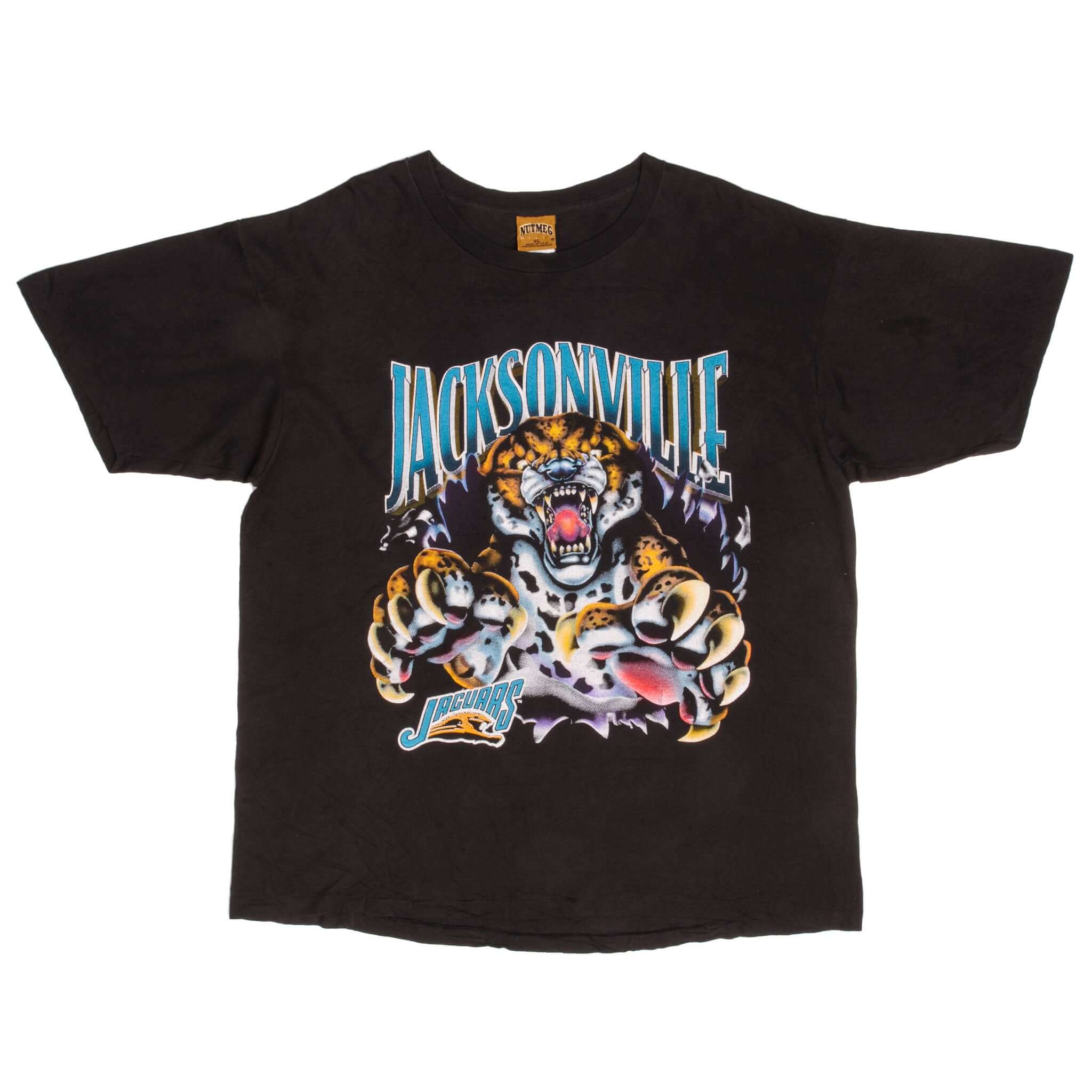 VINTAGE NFL JACKSONVILLE JAGUARS TEE SHIRT 1993 SIZE XL MADE IN USA