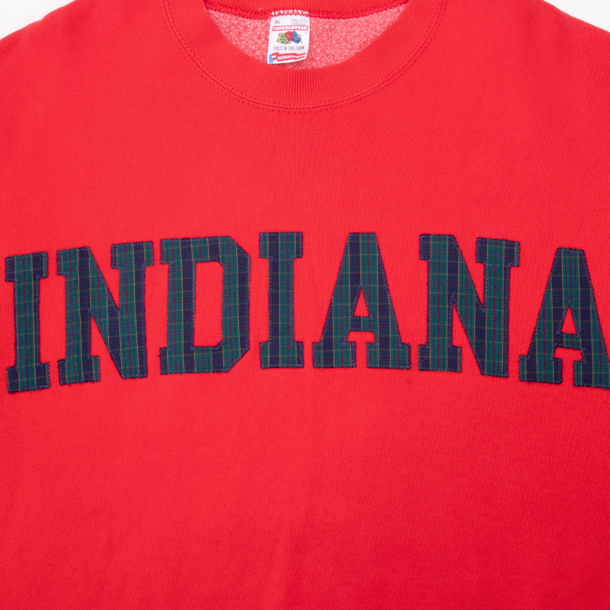 Vintage Ncaa Indiana University Sweatshirt 1990S Size XL Made In Usa