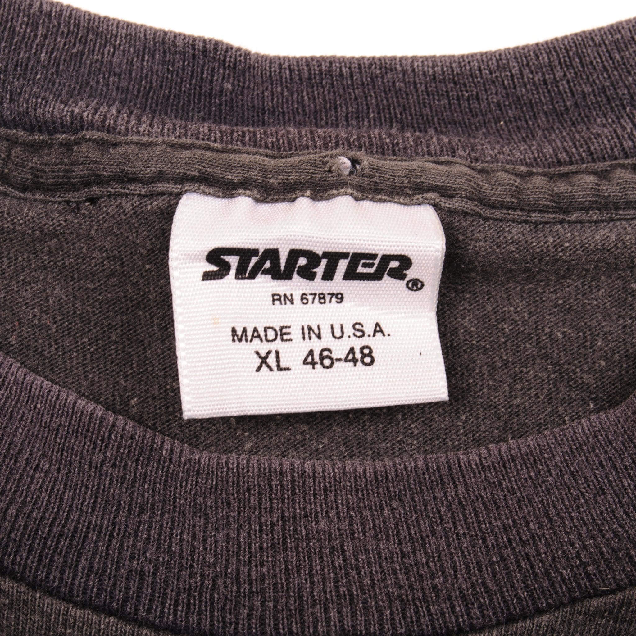 Vintage NFL San Francisco 49ERS Starter Tee Shirt 1990 Size Large Made In USA With Single Stitch Sleeves.