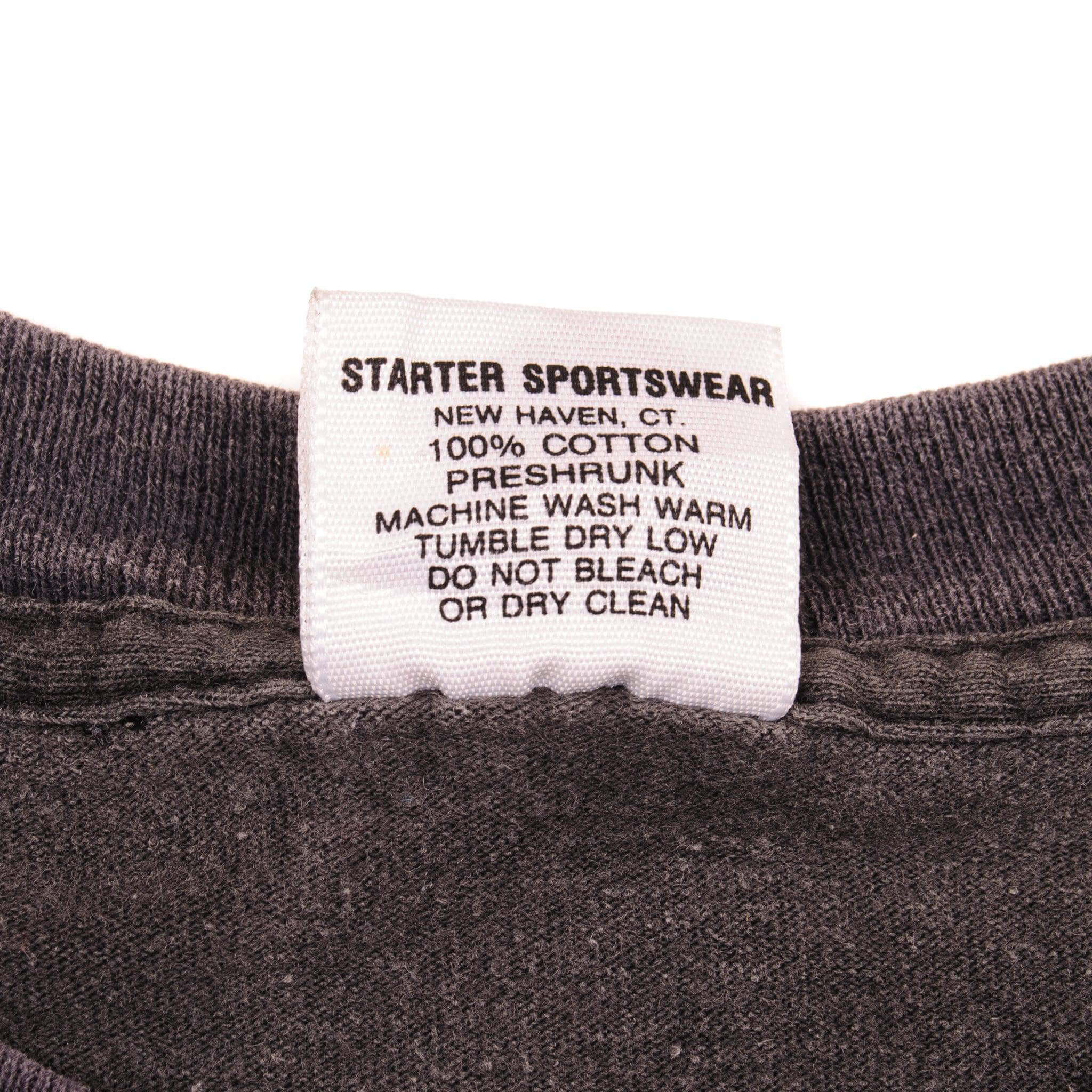 Vintage NFL San Francisco 49ERS Starter Tee Shirt 1990 Size Large Made In USA With Single Stitch Sleeves.