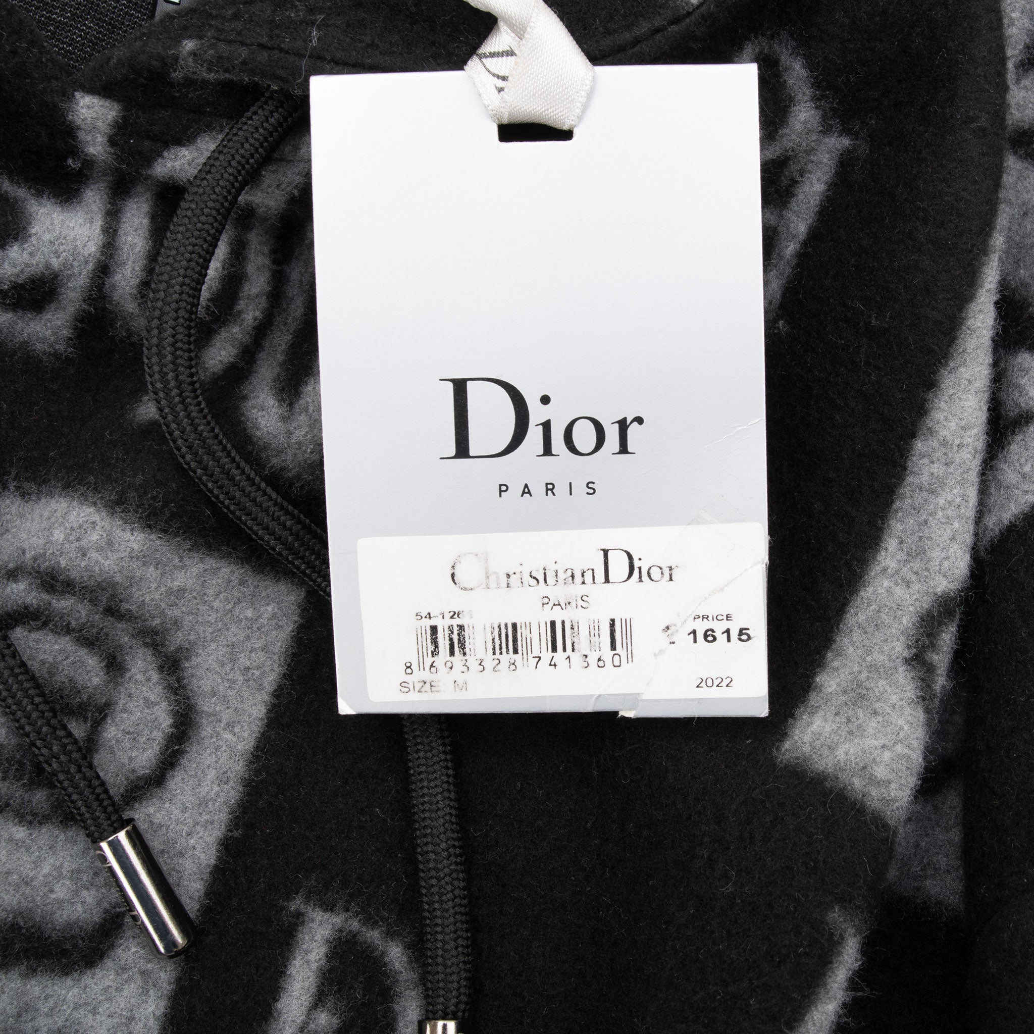 All Over Print Dior Fleece Sweatshirt Hoodie 2022 Size Medium