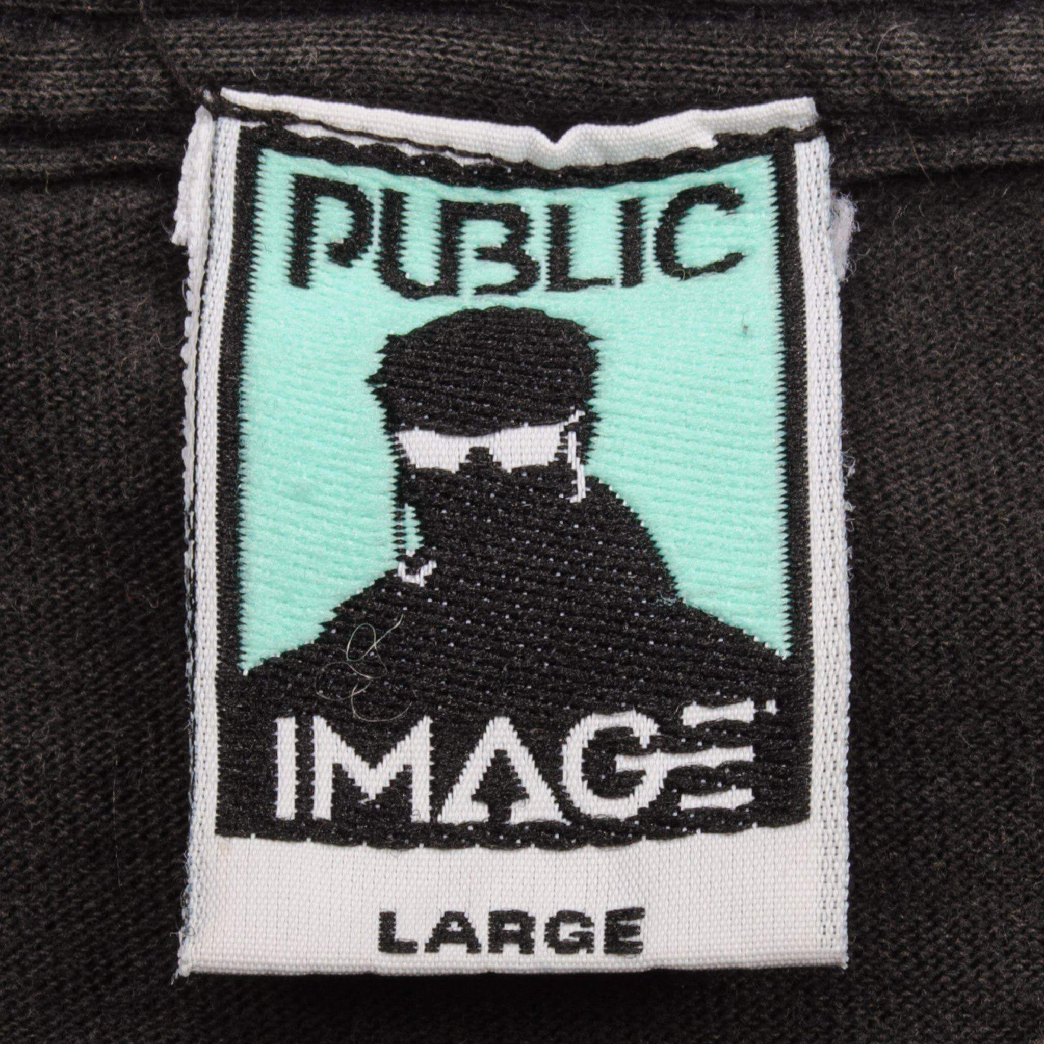 VINTAGE PUBLIC IMAGE TEE SHIRT SIZE LARGE MADE IN USA
