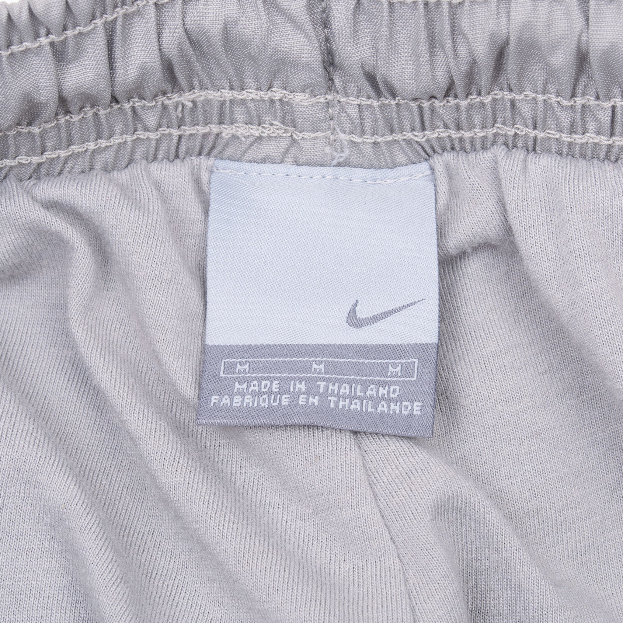 Vintage Nike Classic Swoosh Grey Track Pants 2000S Size Medium