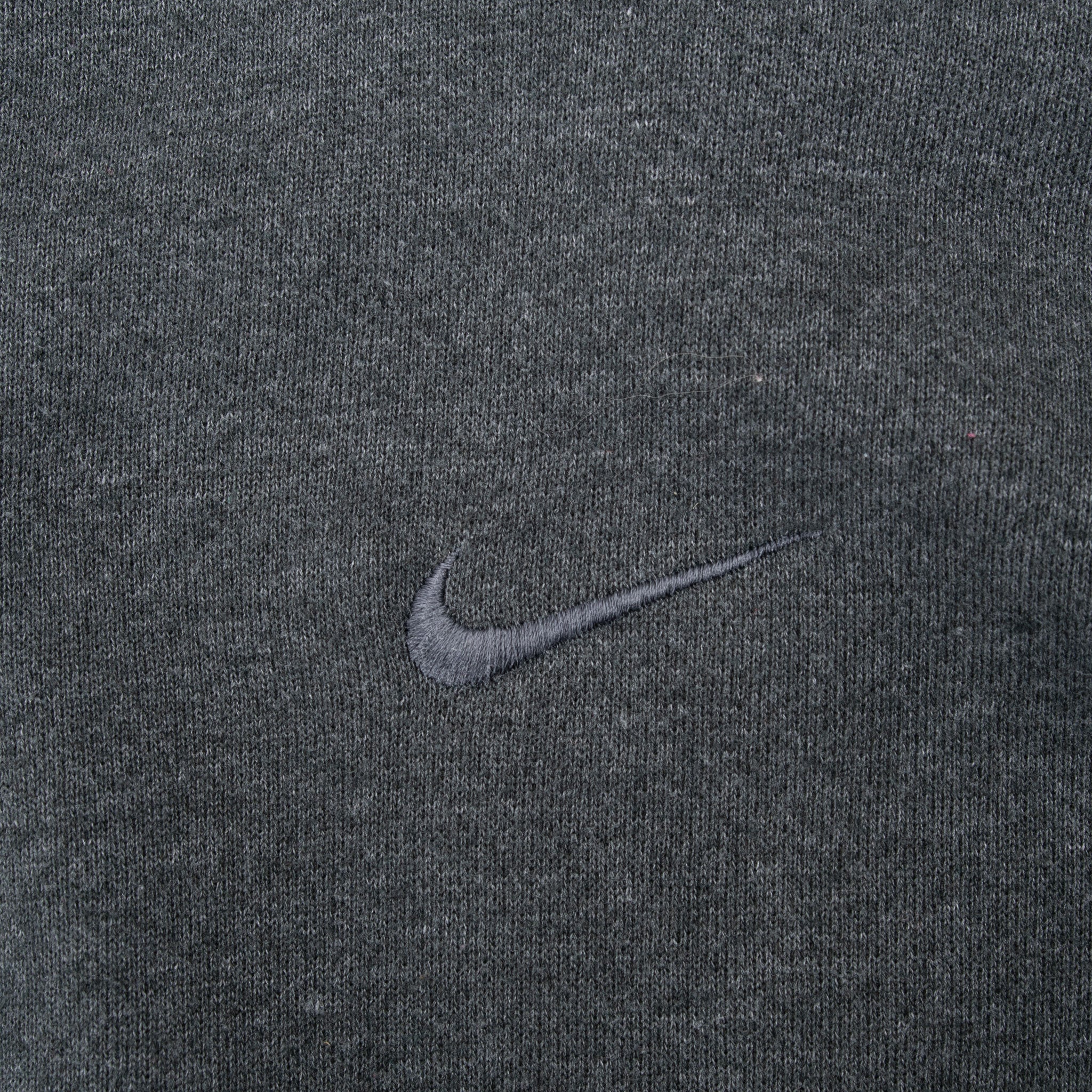 Vintage Nike Classic Swoosh Dark Grey Sweatshirt 1990S Size XL Youth (16/18)