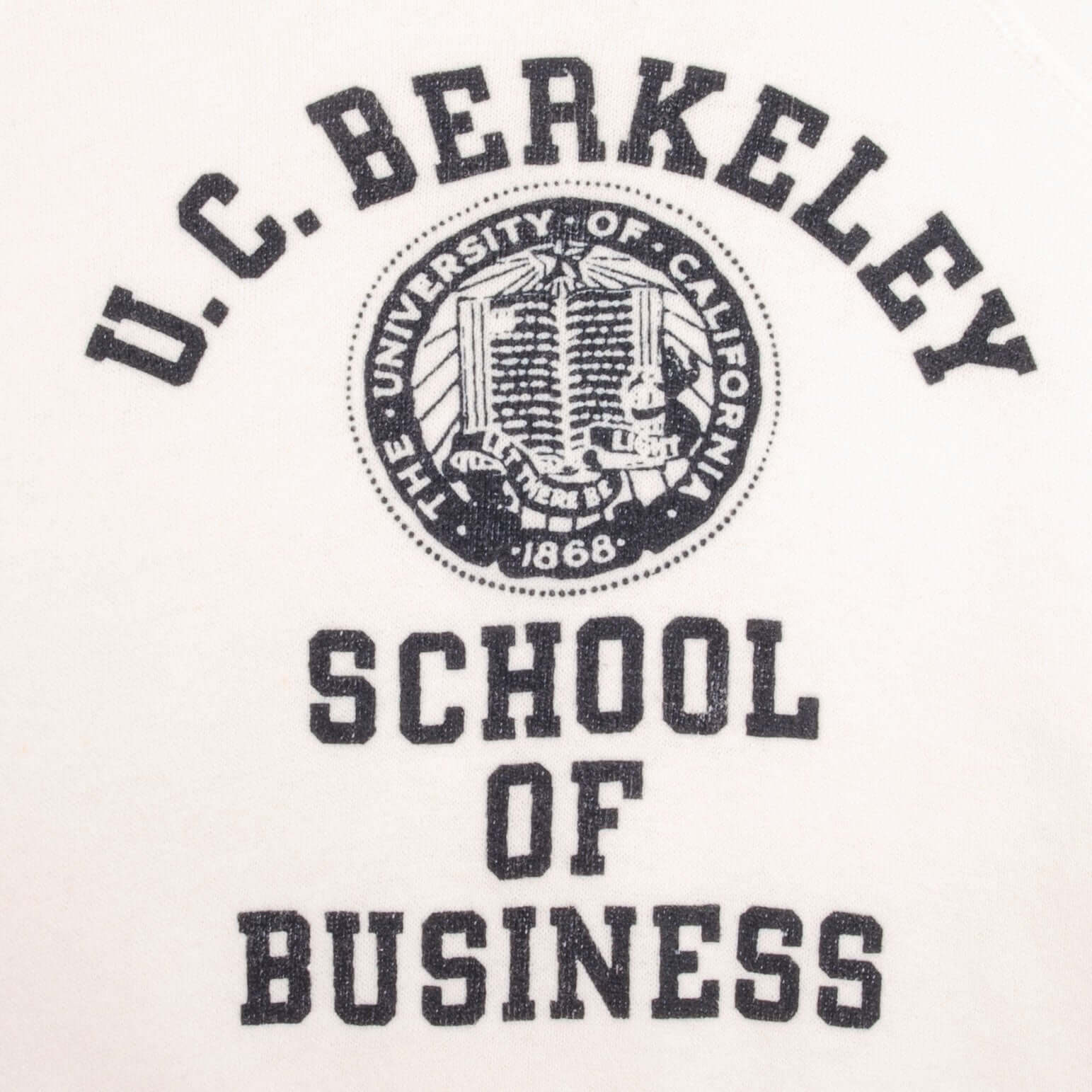 Vintage Uc Berkeley School Of Business Sweatshirt 1980S Size Large Made In Usa