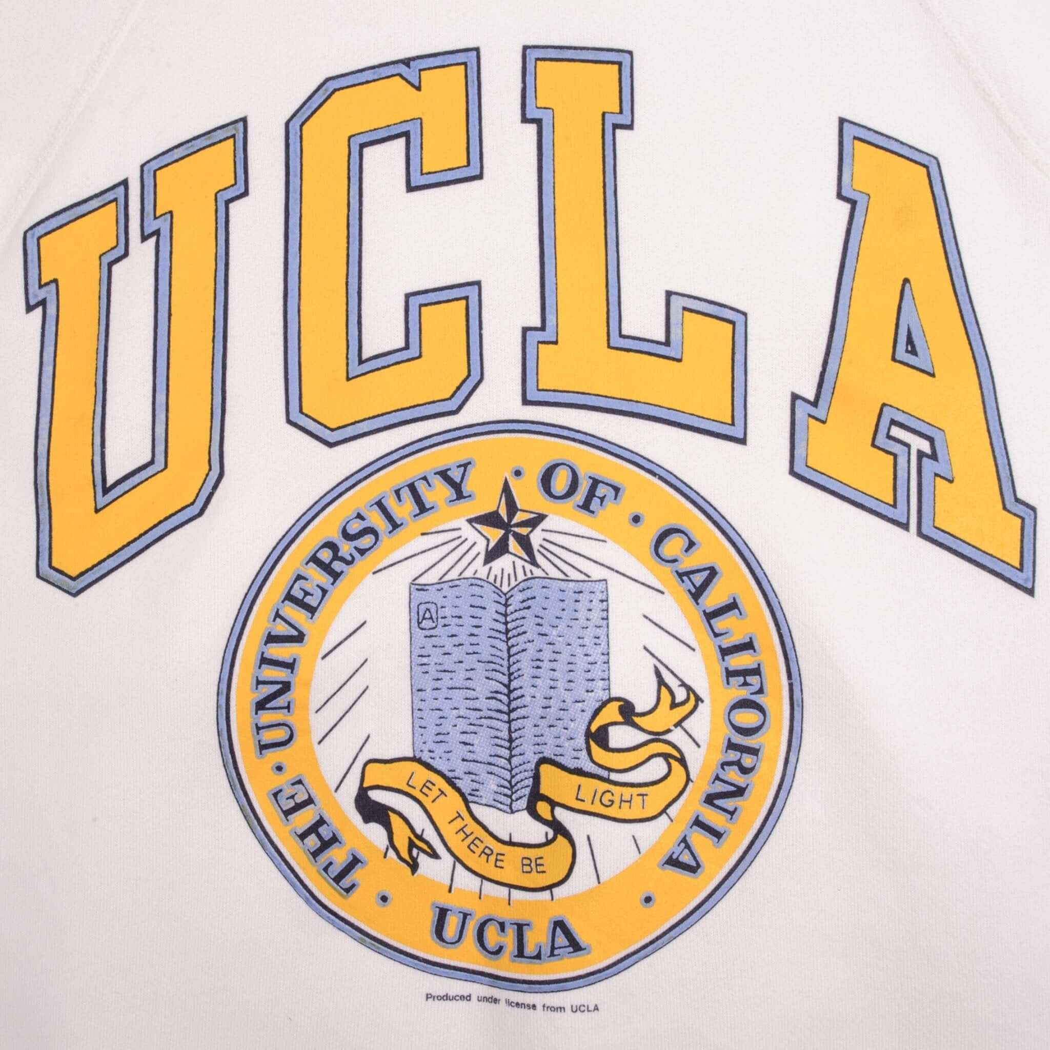 Vintage UCLA Discus Athletic Sweatshirt 1980s Size Medium Made In USA. University Of California Los Angeles