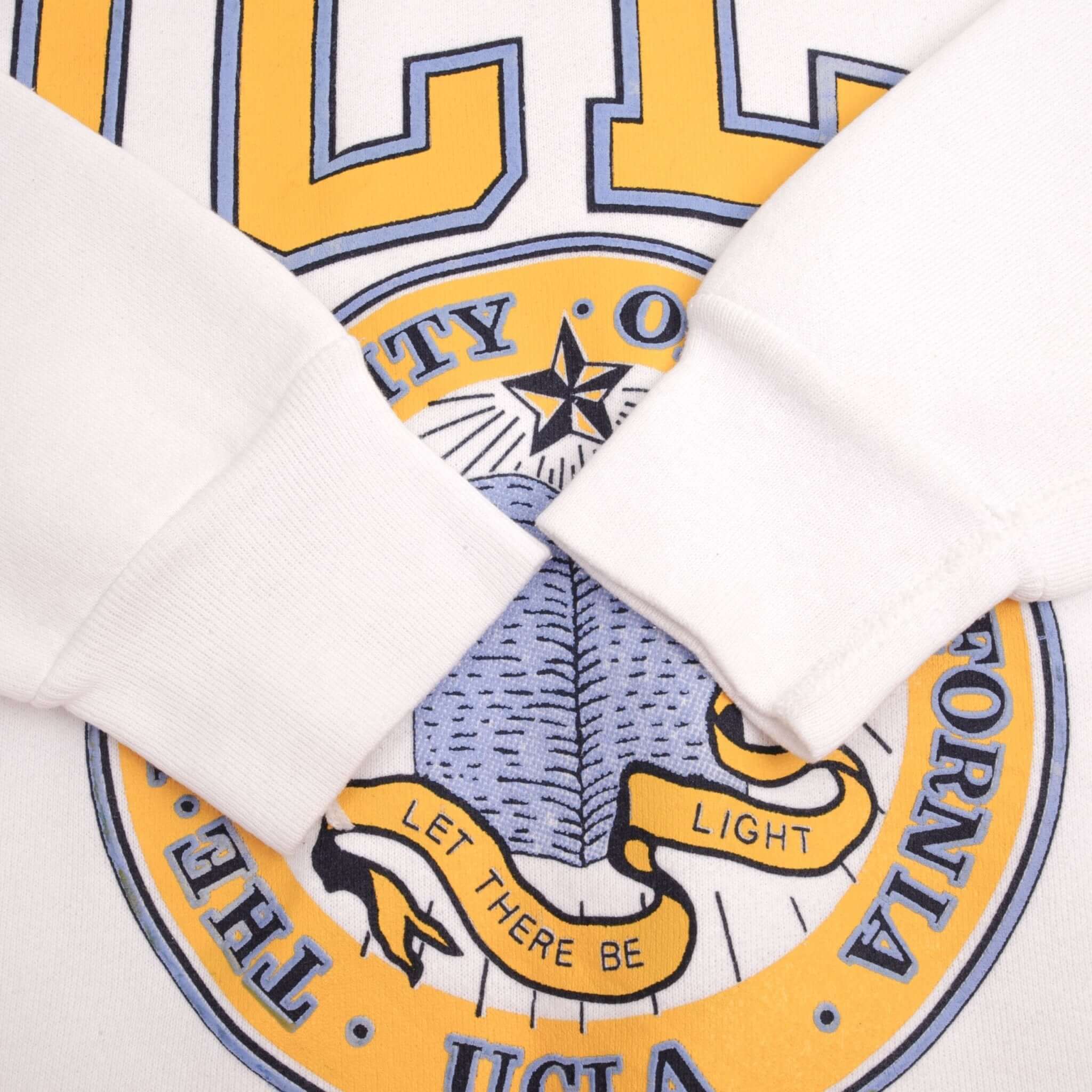 Vintage UCLA Discus Athletic Sweatshirt 1980s Size Medium Made In USA. University Of California Los Angeles