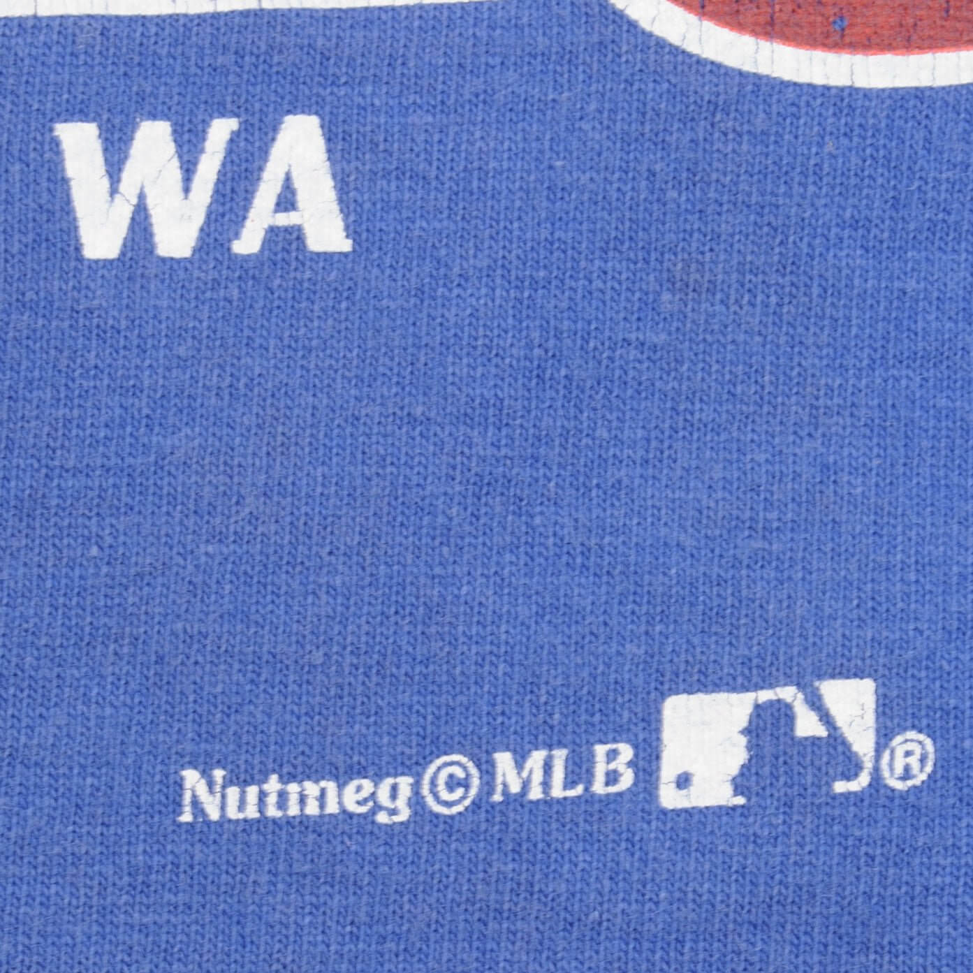 Vintage Mlb Chicago Cubs Ryne Sandberg Tee Shirt 1990S Size Large Made In USA With Single Stitch Sleeves