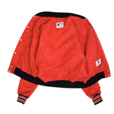 VINTAGE STARTER MLB ST LOUIS CARDINALS SATEEN JACKET 1990S LARGE MADE USA