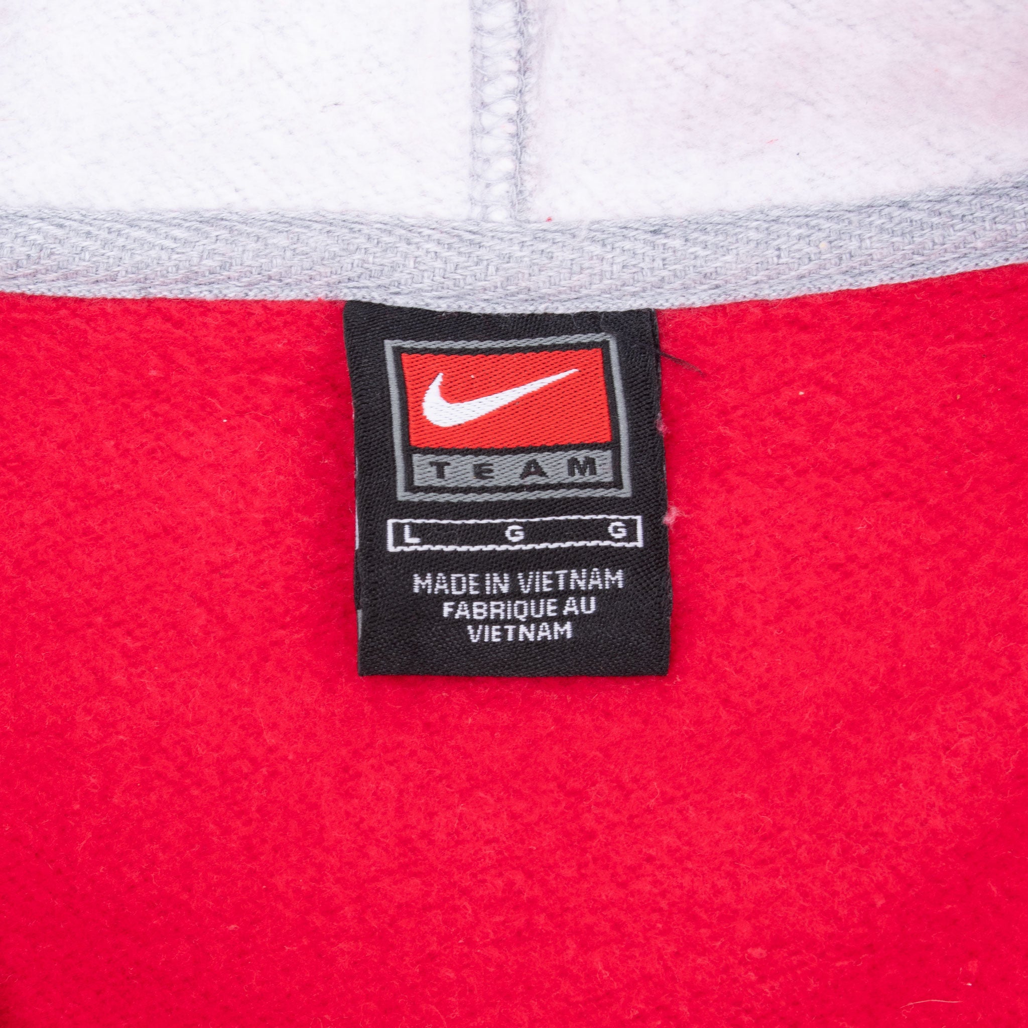 Vintage Ncaa Nike Iowa State University Full Zip Hoodie Sweatshirt 1990S Size Large