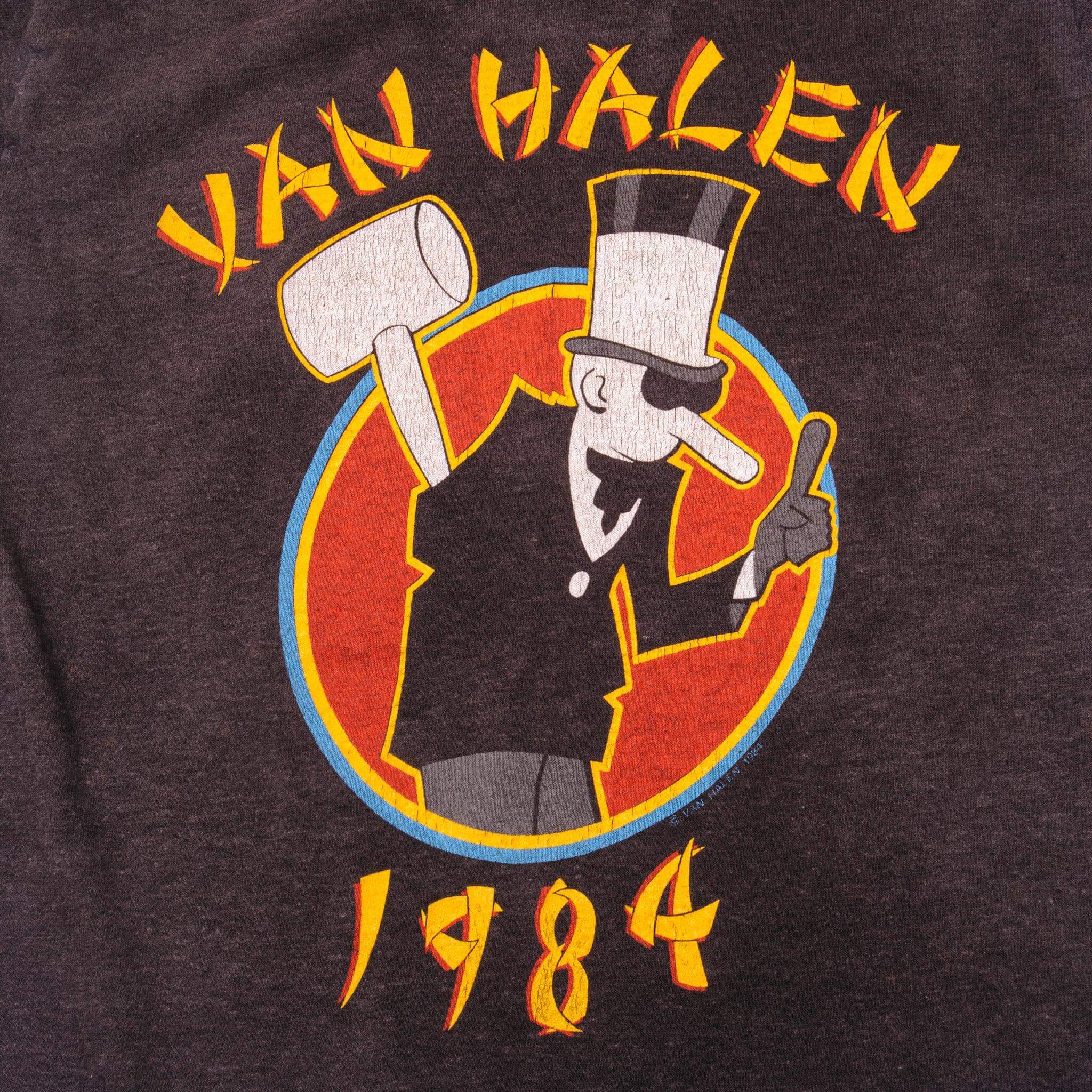 VINTAGE VAN HALEN TEE SHIRT 1984 SIZE XS