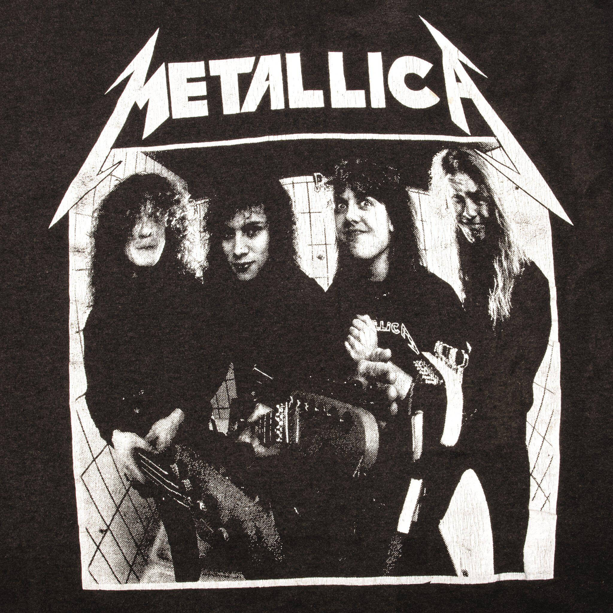 VINTAGE METALLICA TEE SHIRT 1980s SIZE LARGE MADE IN USA