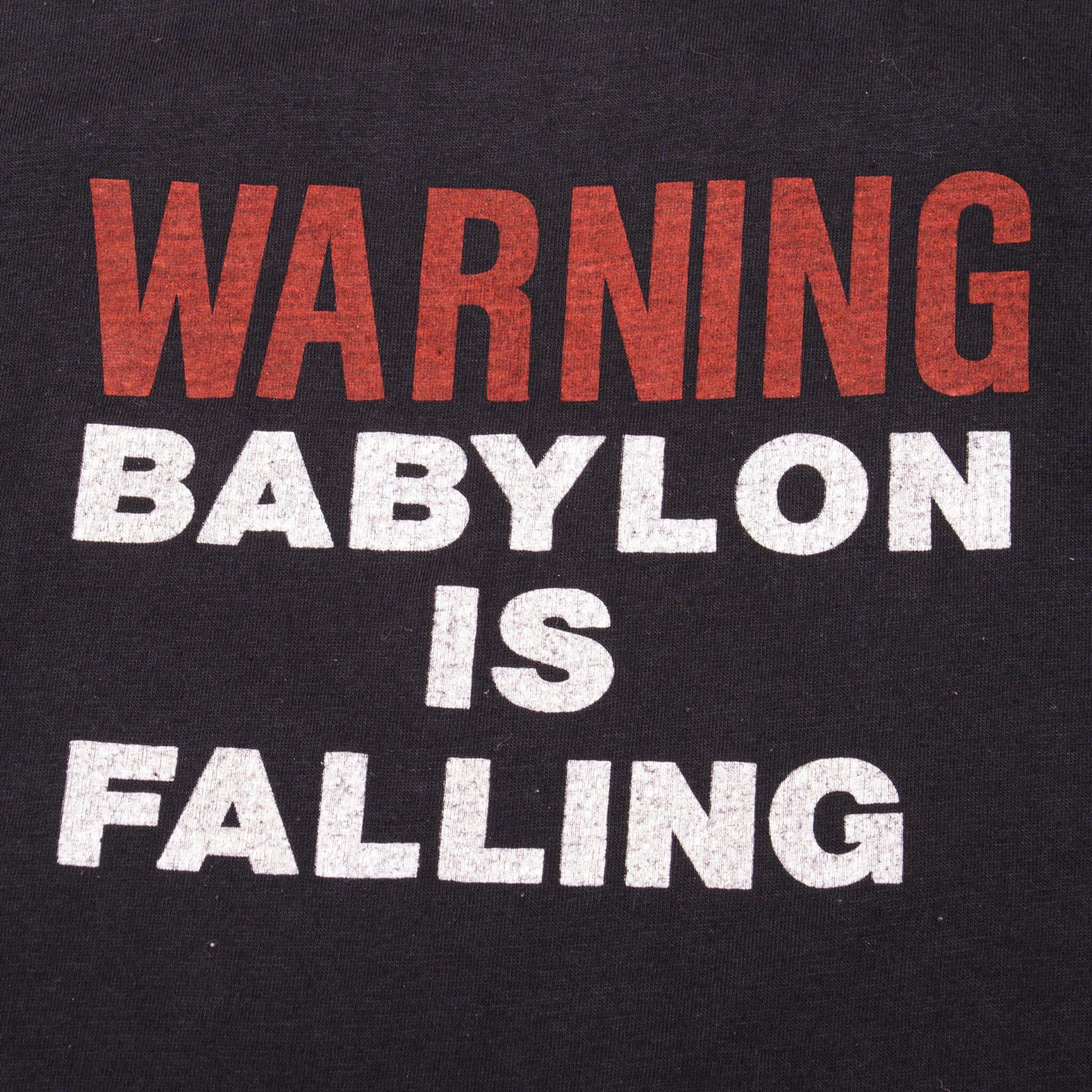 Vintage Steel Pulse Babylon is Falling Hanes Tee Shirt 1980's Size Small with single stitch sleeves.