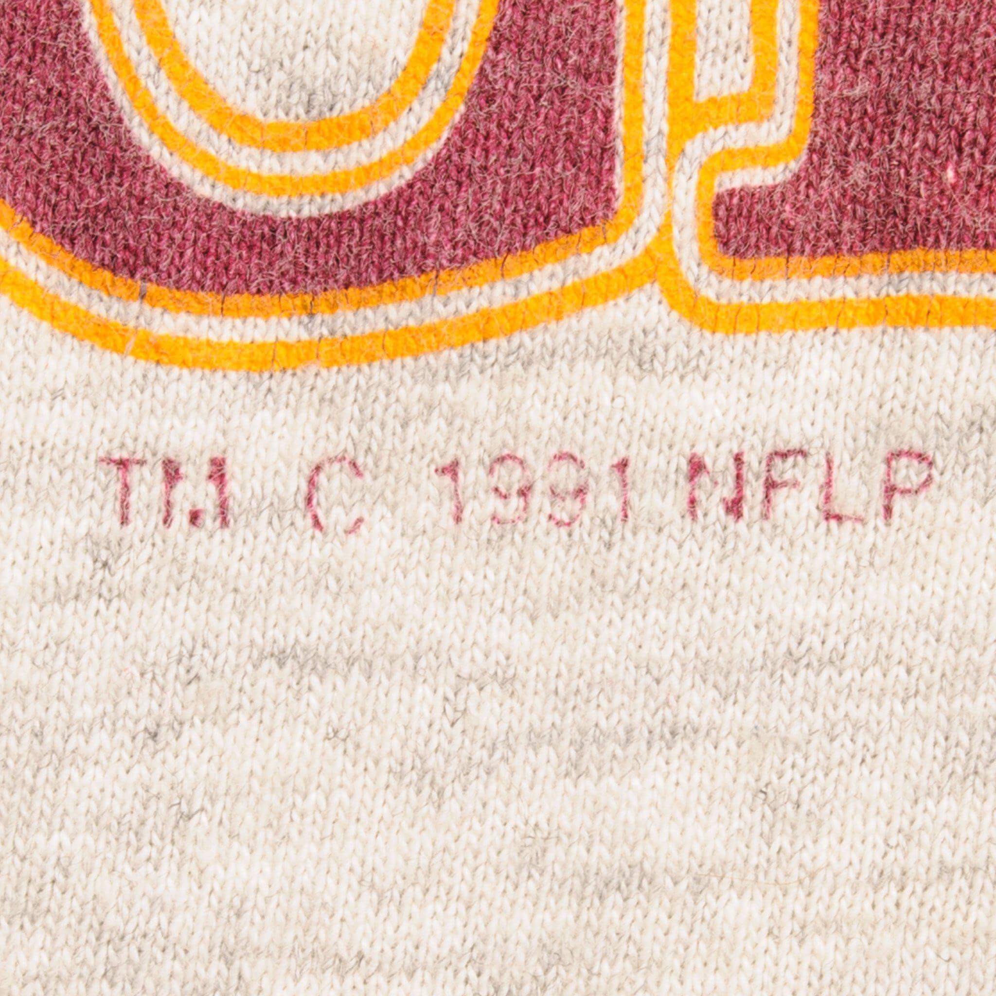 VINTAGE NFL WASHINGTON REDSKINS TEE SHIRT 1991 SIZE MEDIUM