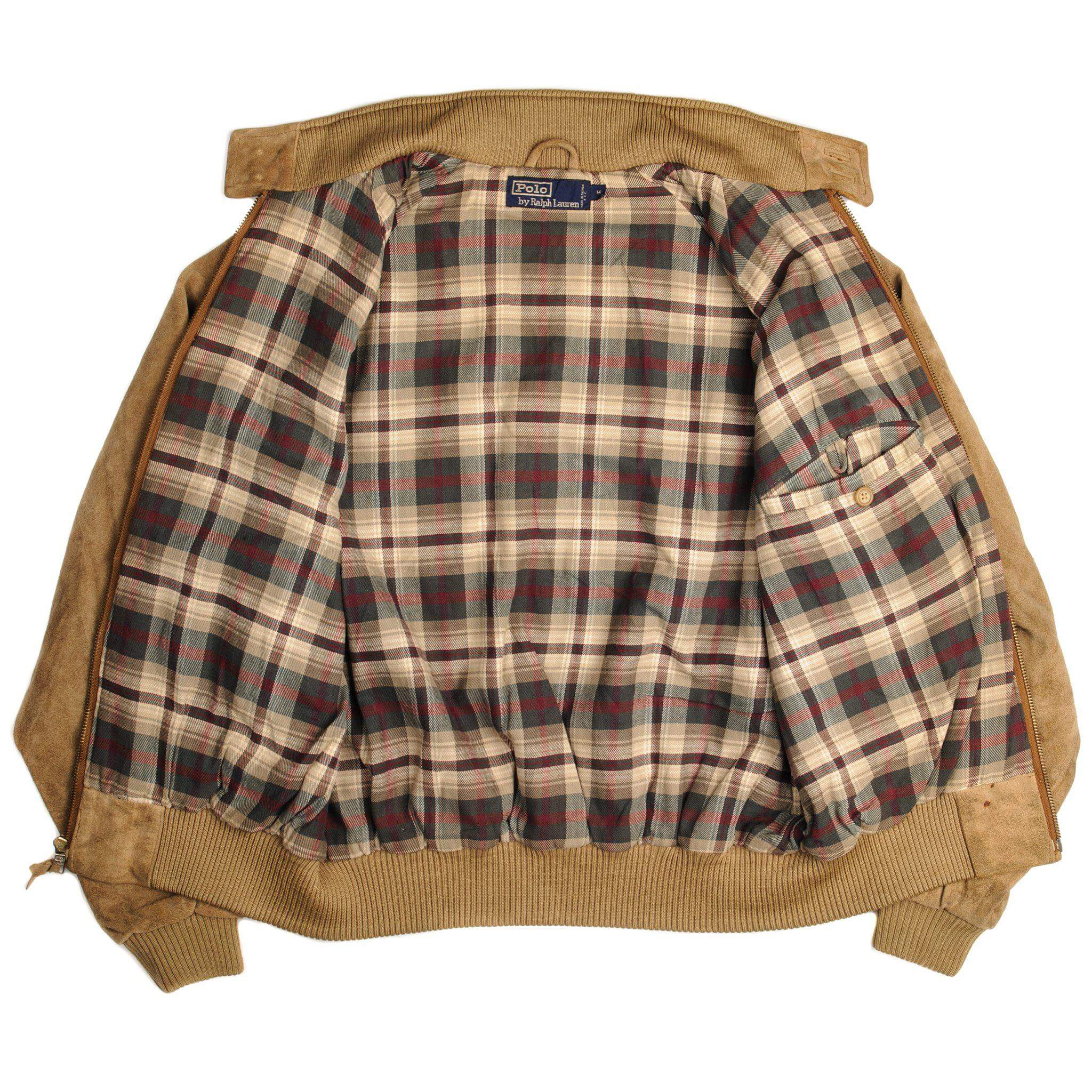 Vintage Polo Ralph Lauren Nubuck Jacket Size Medium.