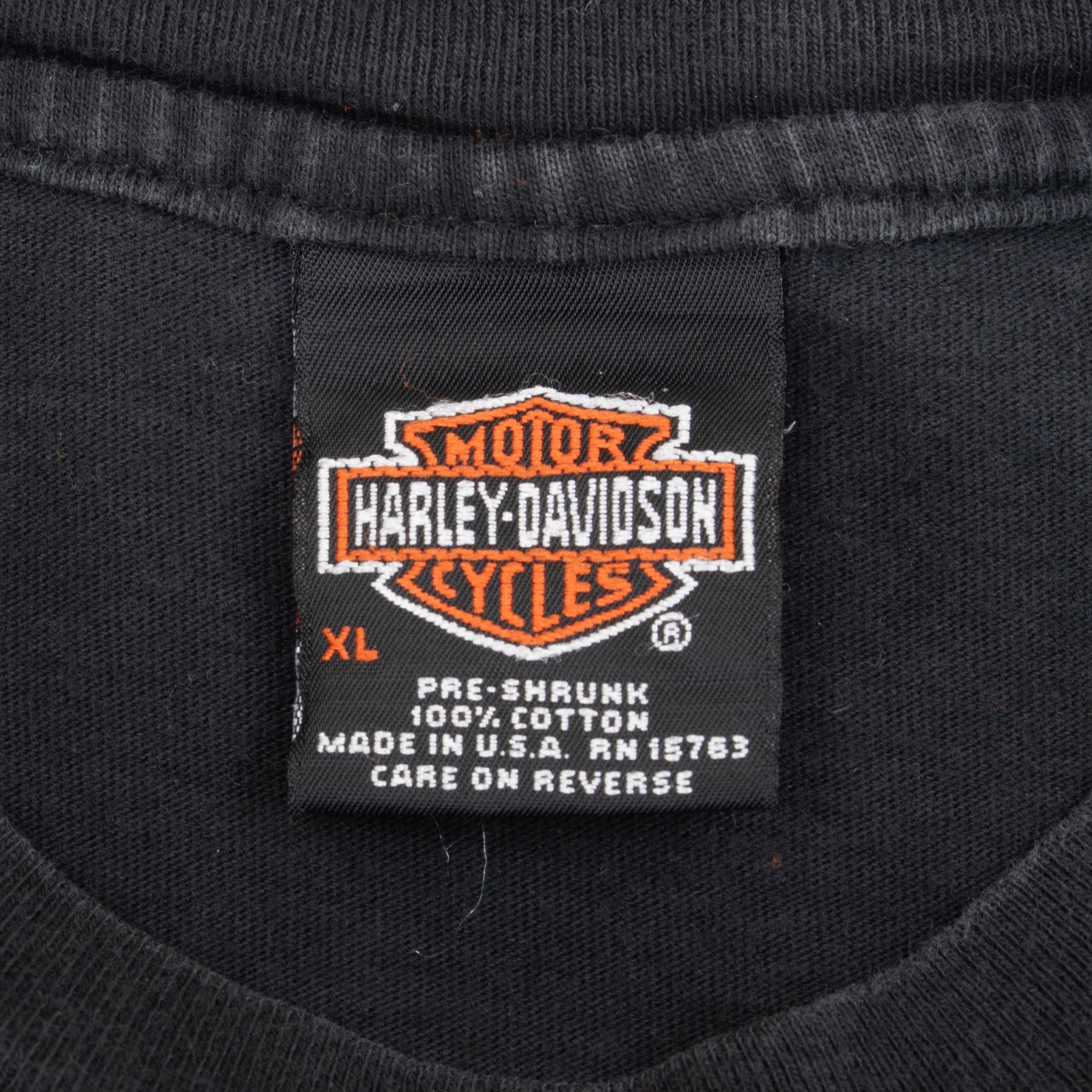 Vintage Harley Davidson Rapid City South Dakota 2000 Tee Shirt Size XL Made In Usa