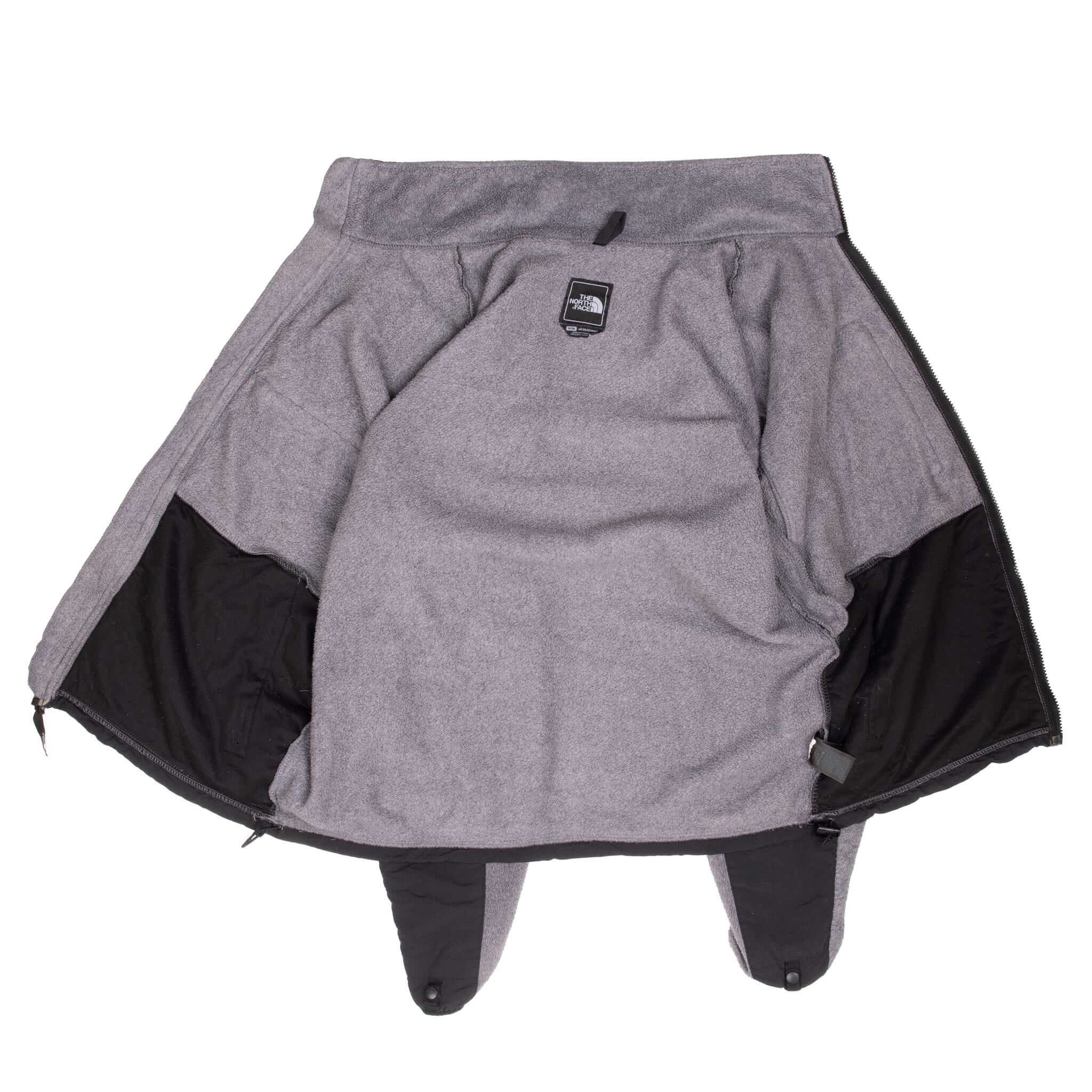 Vintage The North Face Polartec Denali Dark Grey Fleece Jacket Size Medium