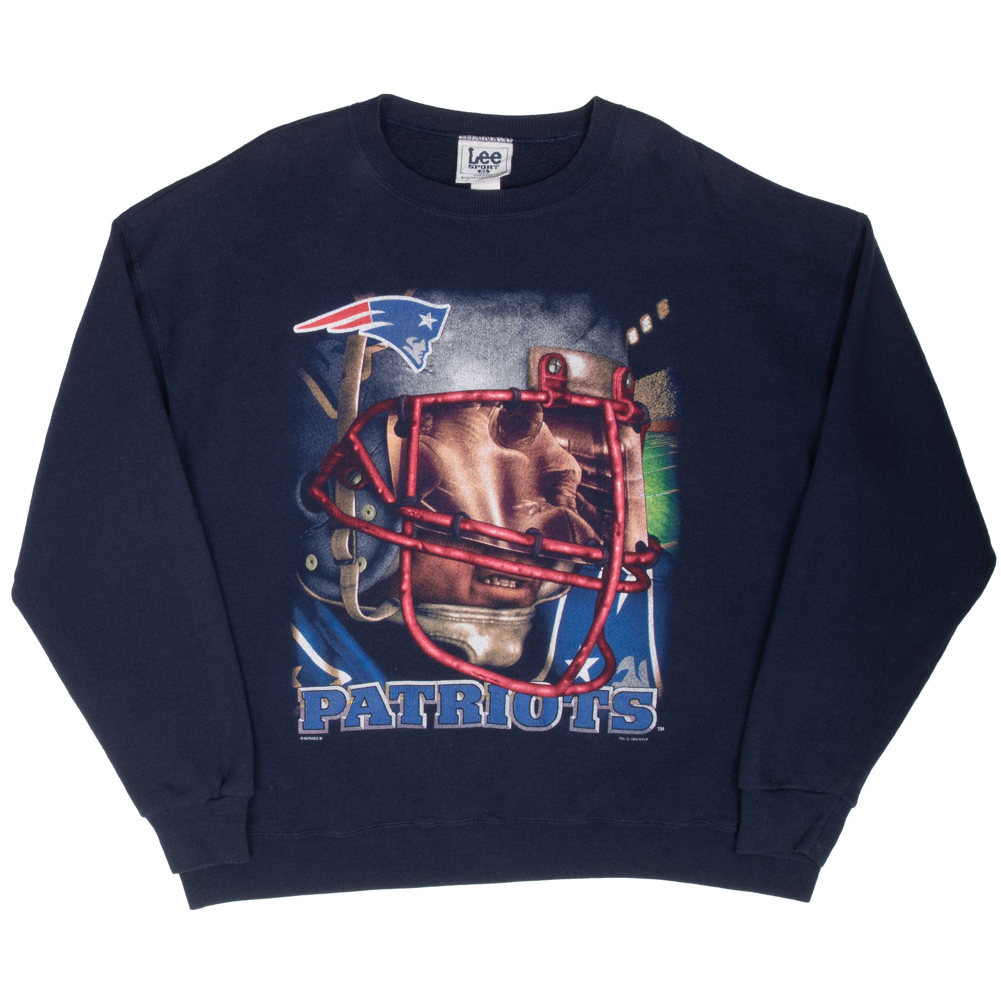 Vintage NFL New England Patriots Sweatshirt 1996 Size XL Made In USA