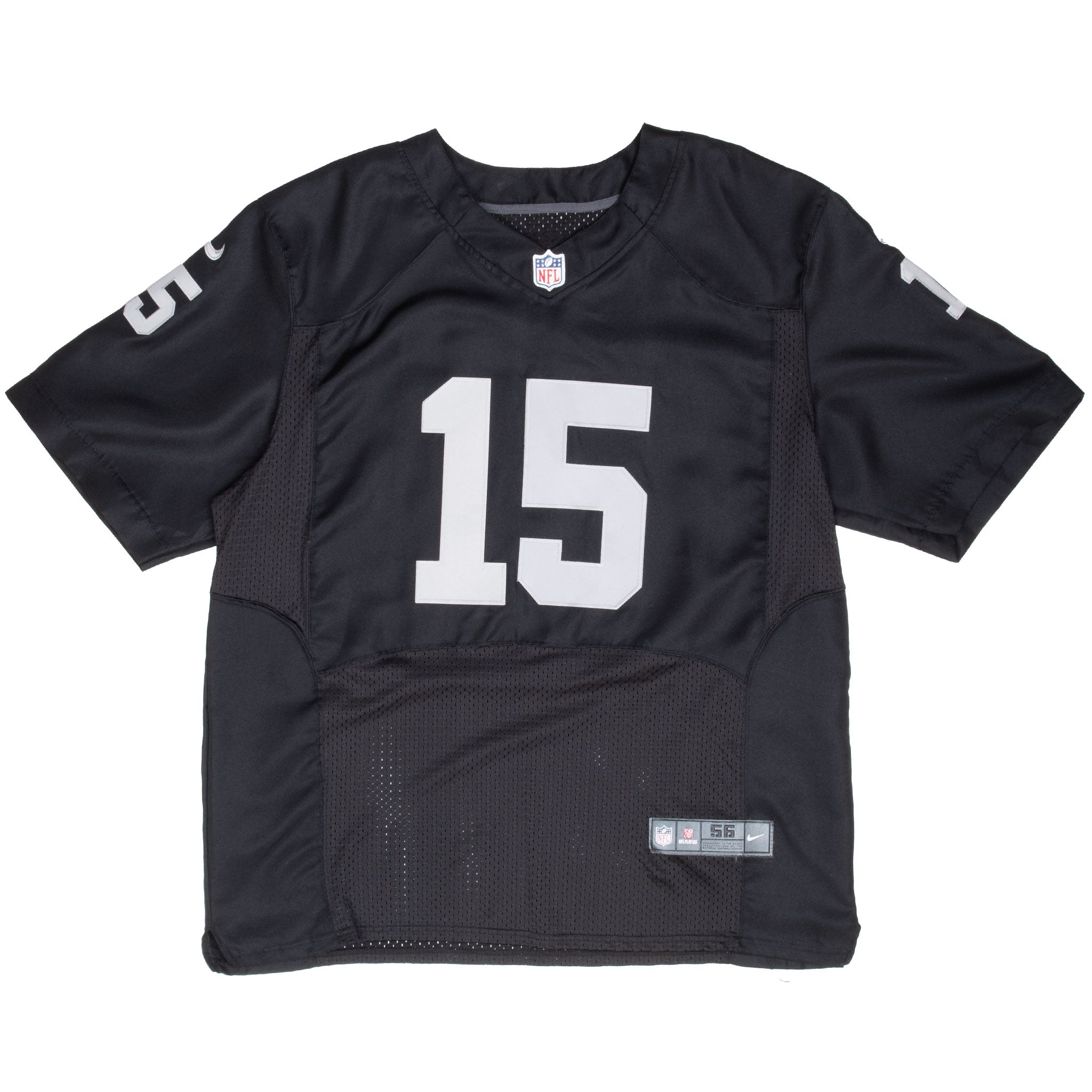 Vintage Nike Nfl Oakland Raiders Crabtree #15 Jersey Size 56