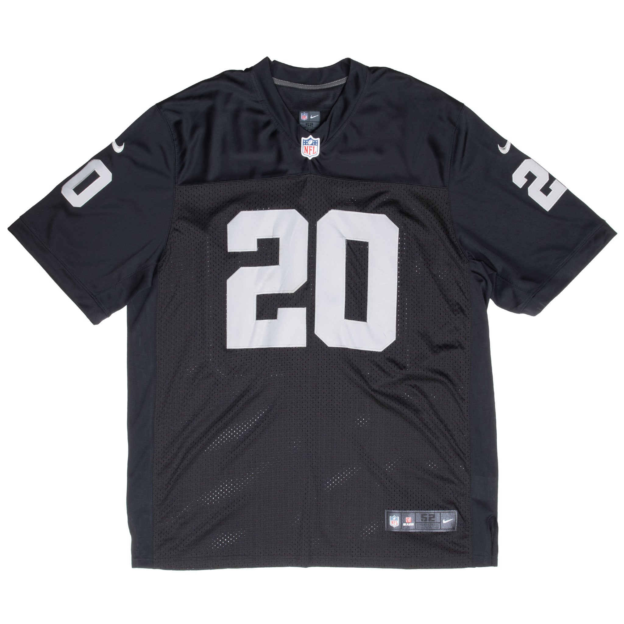 Vintage Nike Nfl Oakland Raiders Mcfadden #20 Jersey Size 52