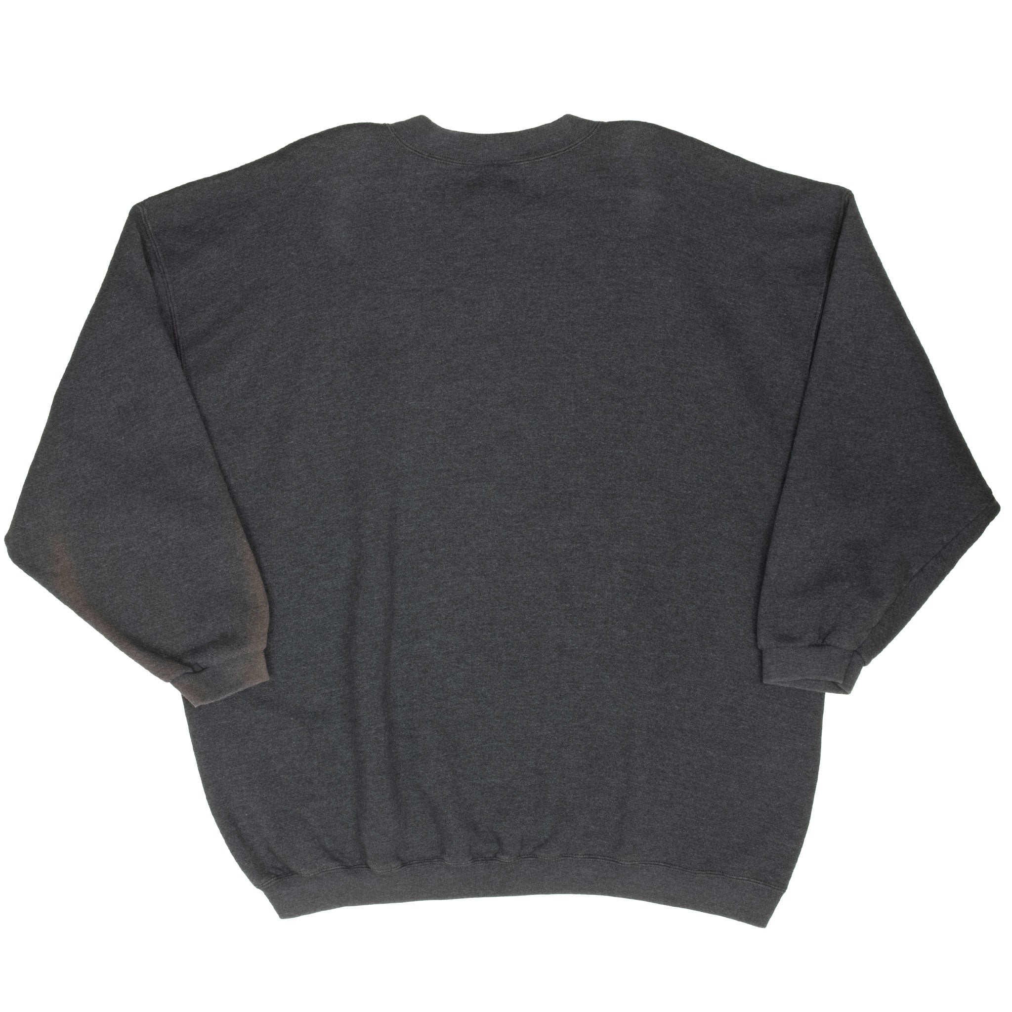 Vintage Nike Classic Swoosh Dark Grey Sweatshirt 1990S Size XL Youth (16/18)