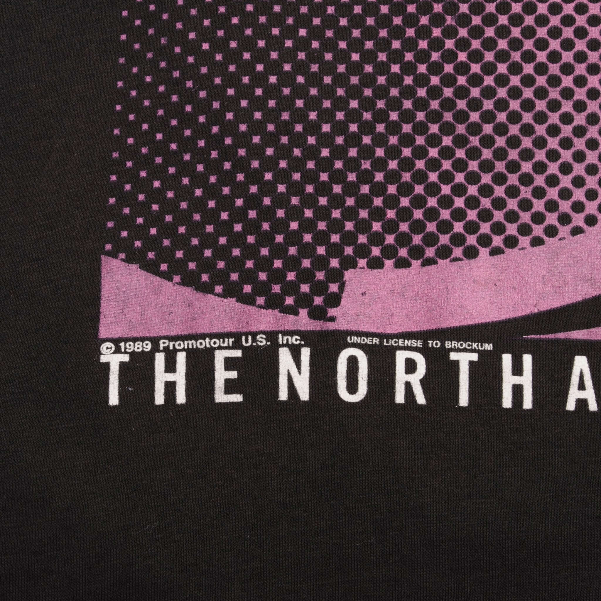 Vintage Rolling Stones The North American Tour Brockum Tee Shirt 1989 Size Small Made in USA With Single Stitch Sleeves