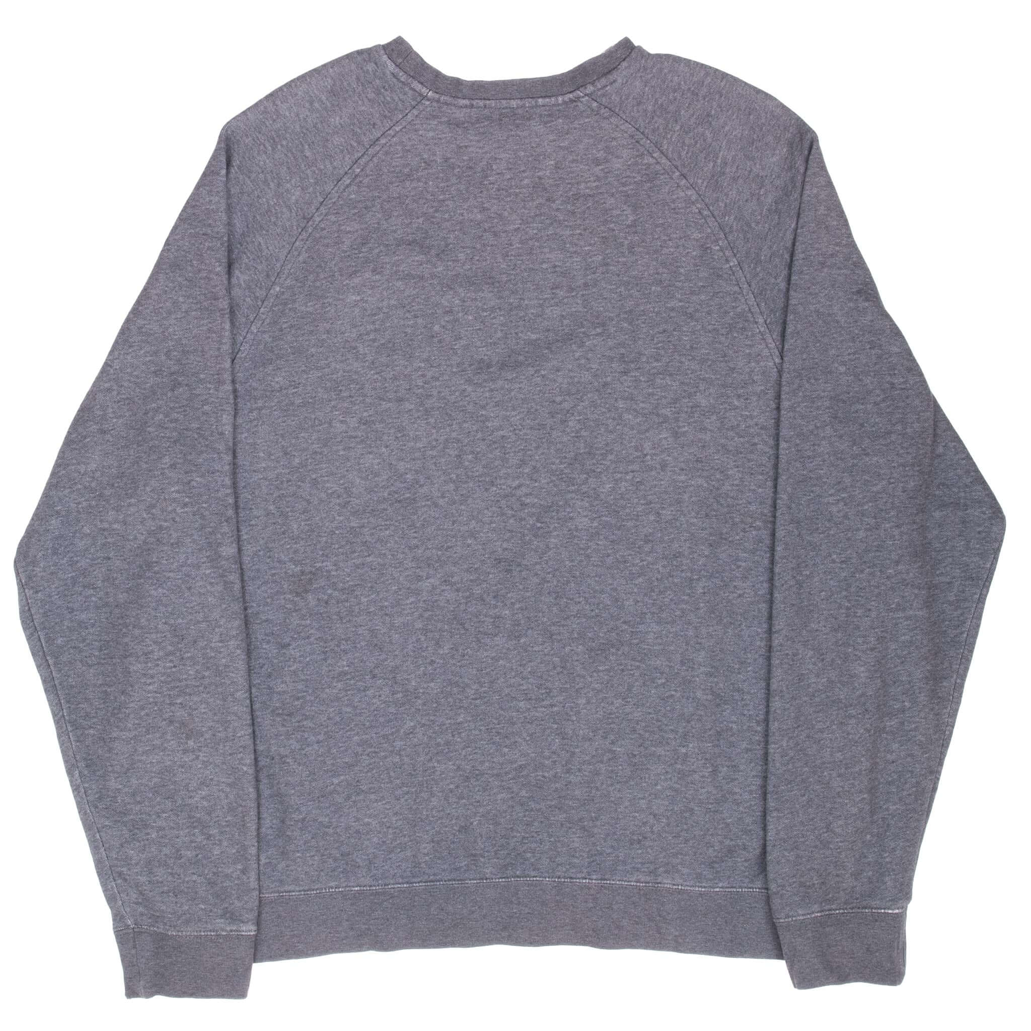 Vintage Nike Classic Swoosh Dark Grey Sweatshirt 2000S Size Large