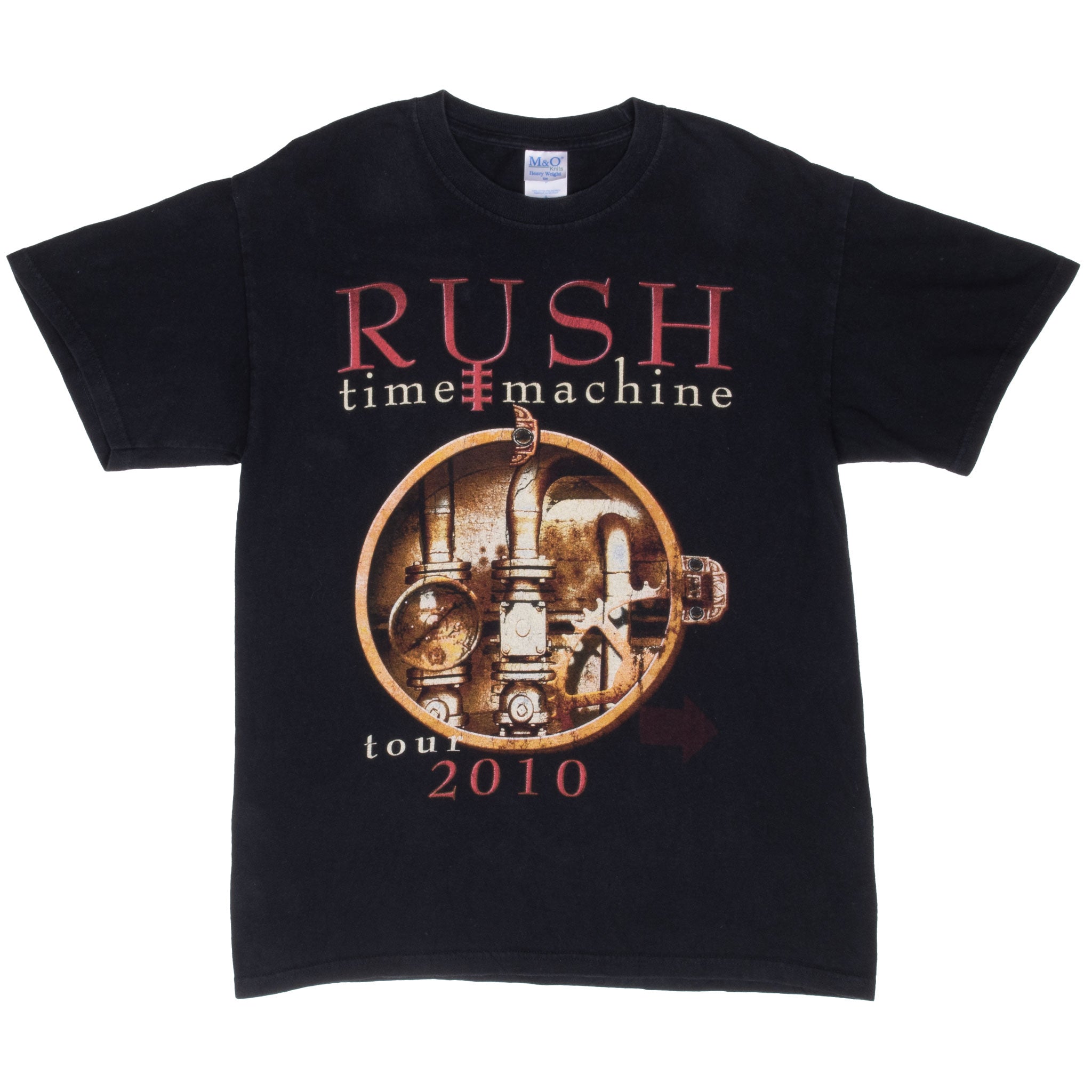 Vintage Rush Time Machine Tour 2010 Tee Shirt Size Small