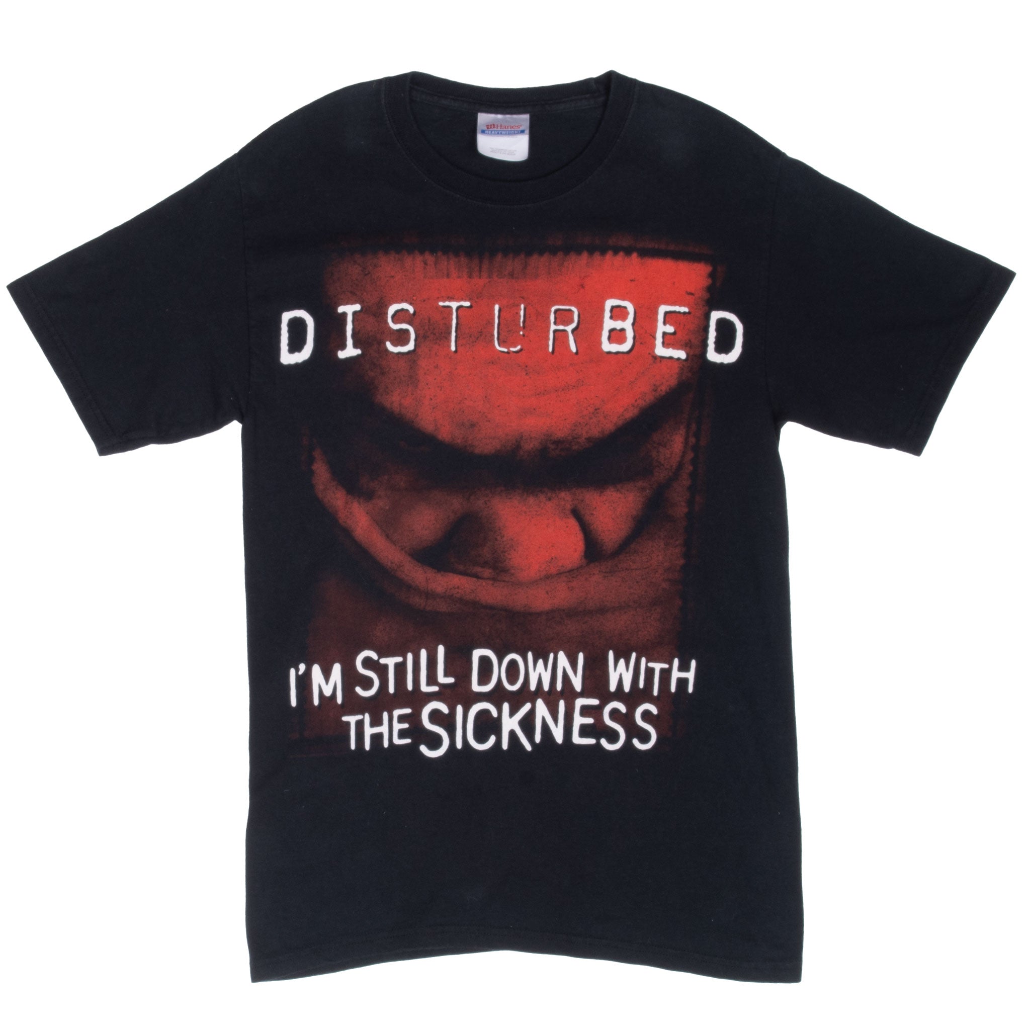 Vintage Distrubed I'm Still Down With The Sickness Tee Shirt 2000S Size Small