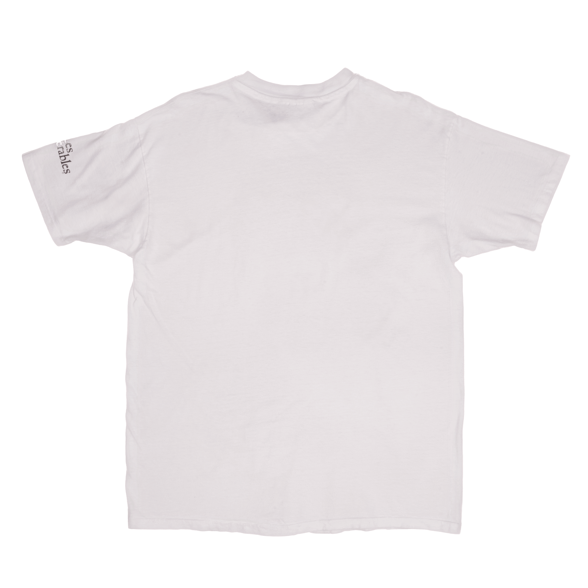 Vintage Les Miserables 1986 Tee Shirt Size Large Made In USA With Single Stitch Sleeves