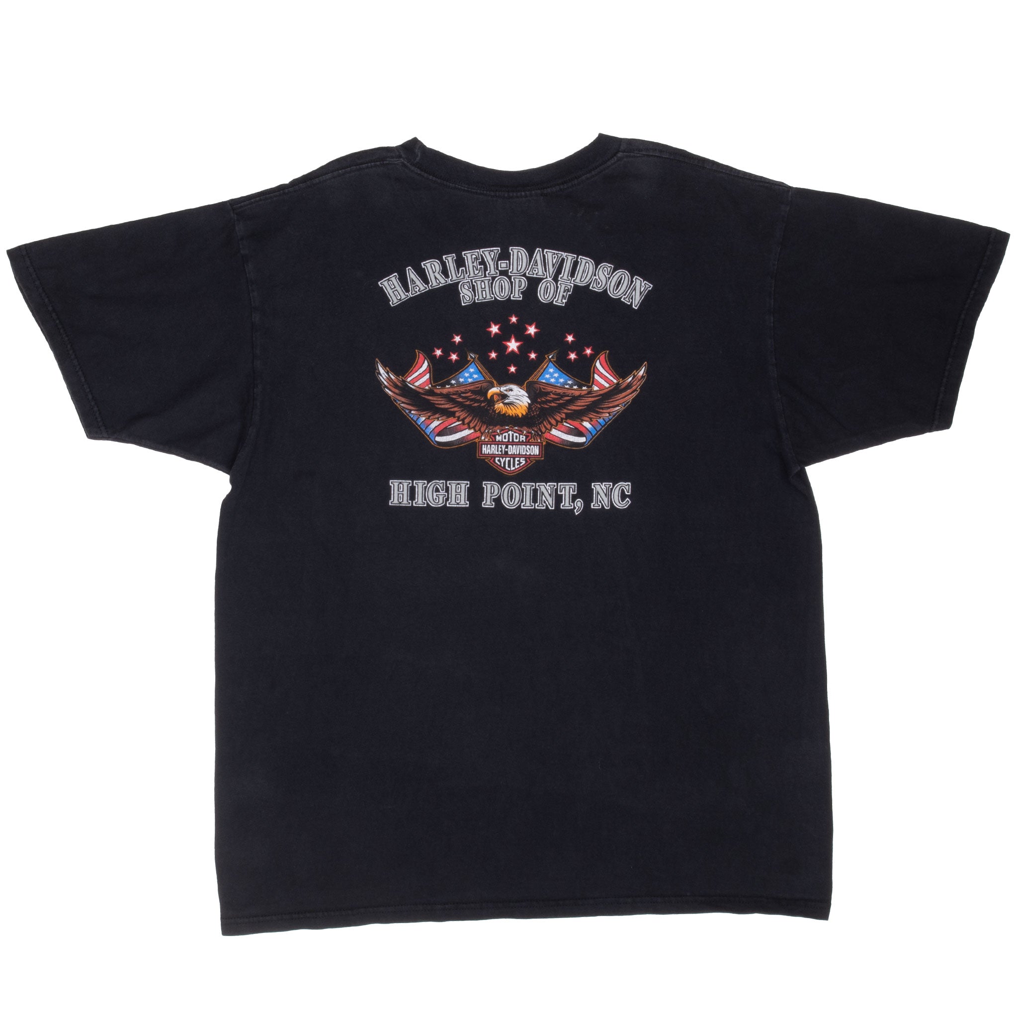 Vintage Harley Davidson High Port North Carolina 2002 Tee Shirt Size XL Made In Usa