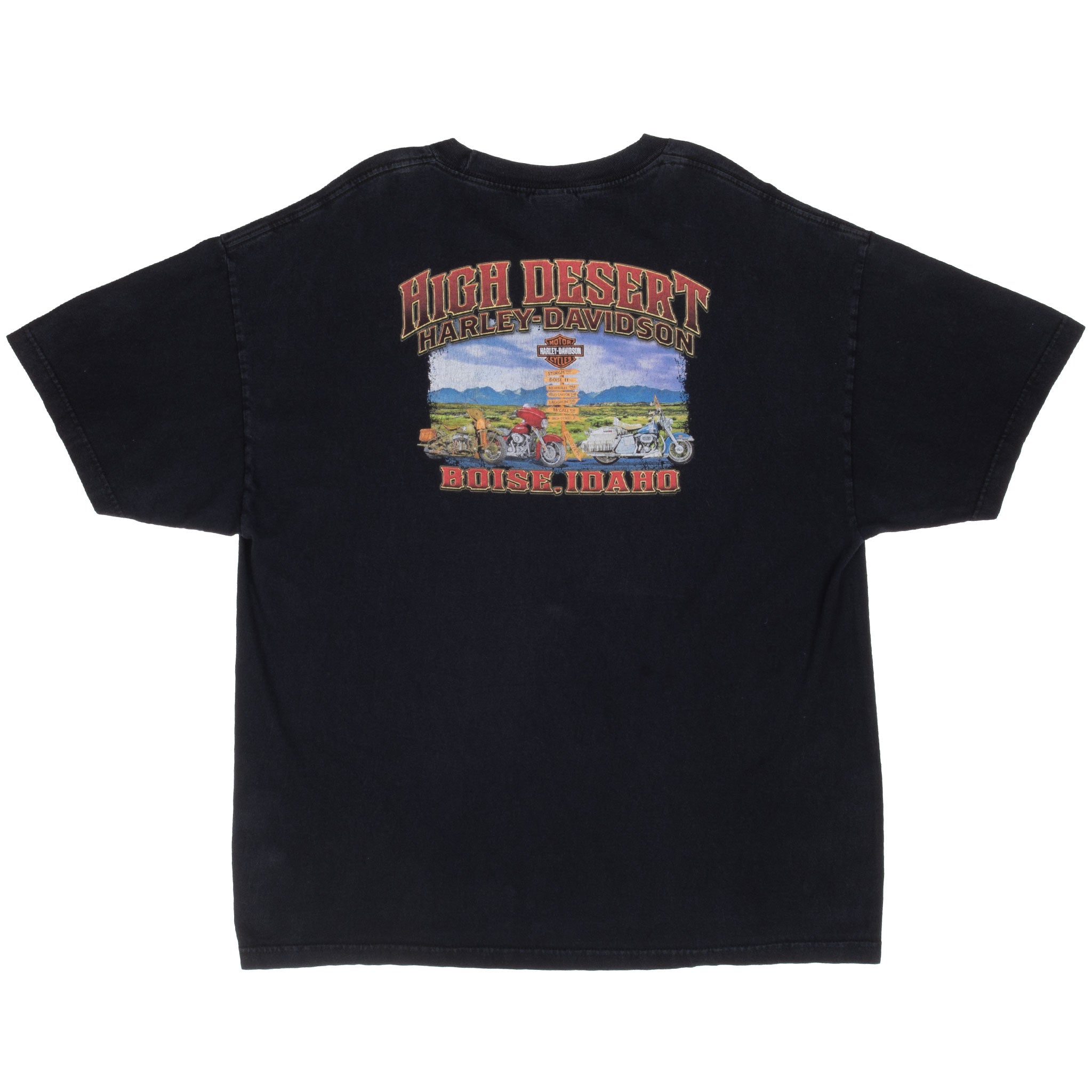 Vintage Harley Davidson Boise Idaho 2014 Tee Shirt Size 2XL
