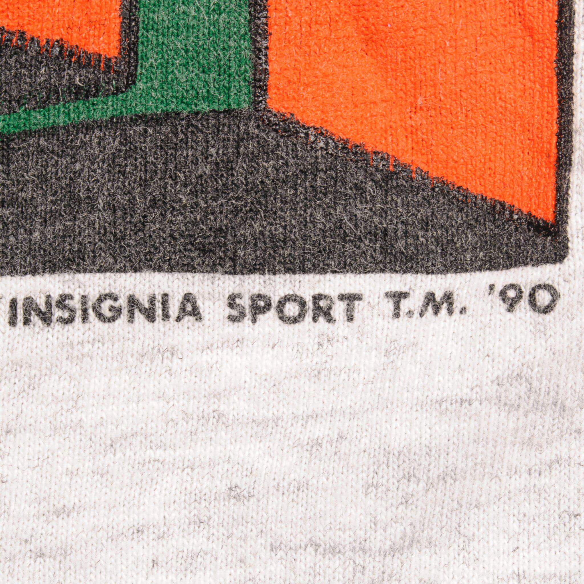 VINTAGE MIAMI HURRICANES TEE SHIRT 1990'S SIZE MEDIUM MADE IN USA